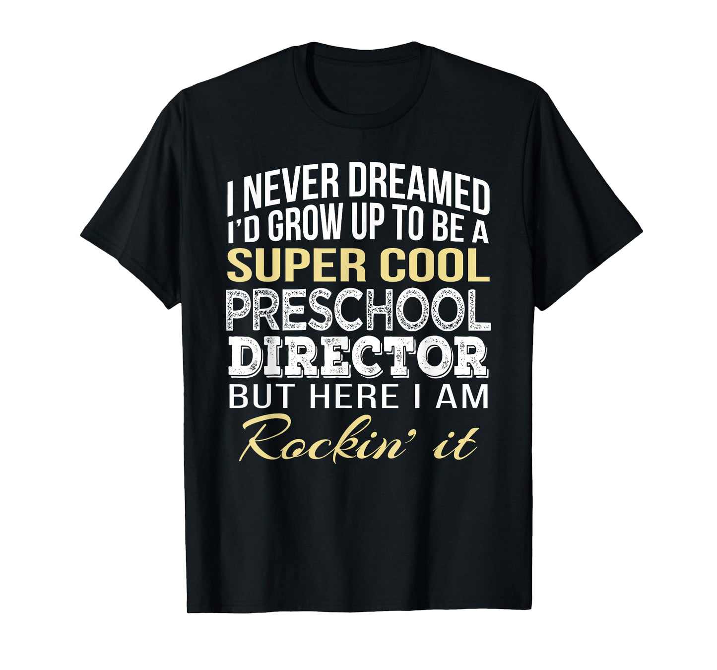 Preschool Director T Shirt Funny Gift Tee
