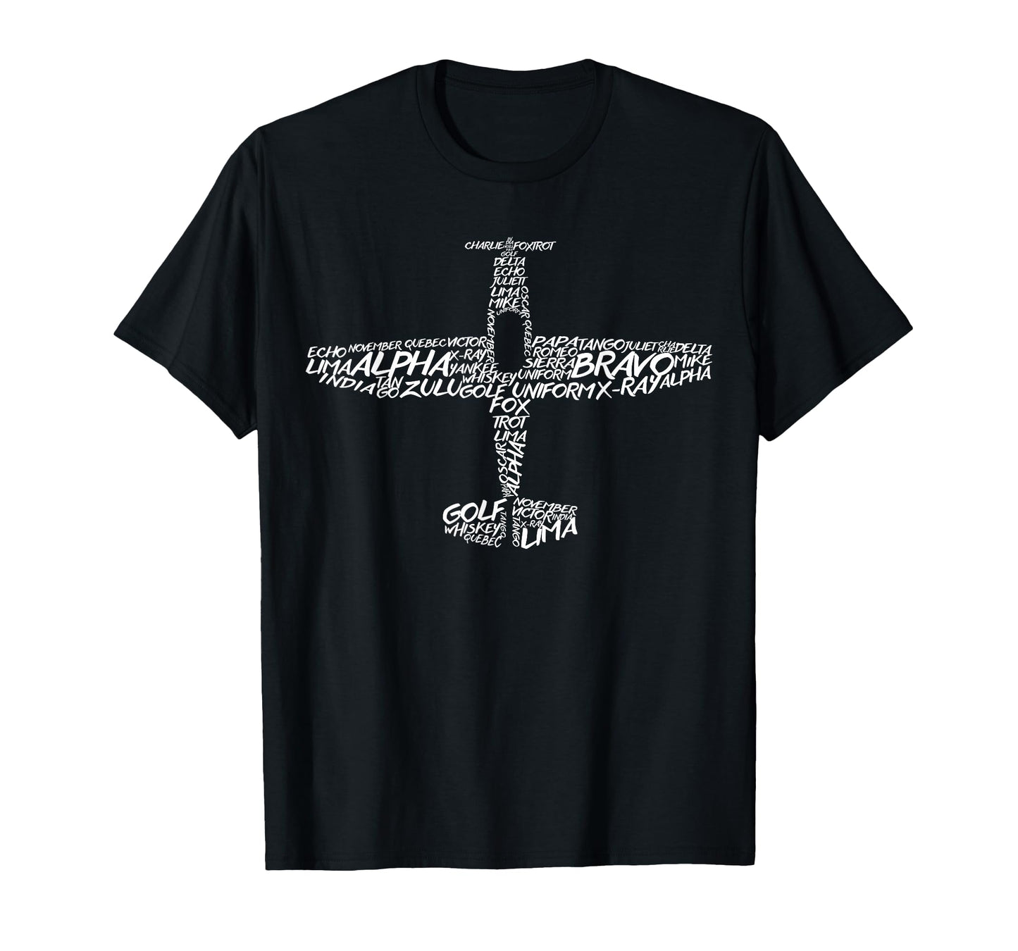Phonetic Alphabet | Pilot Airplane T-Shirt Small