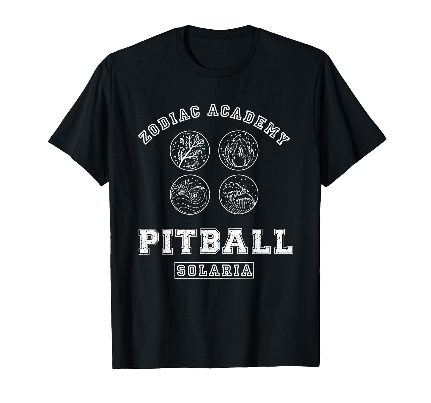 Visit The Booktok Bookish Store Zodiac Academy Pitball Darcy Vega Two Sided T-Shirt