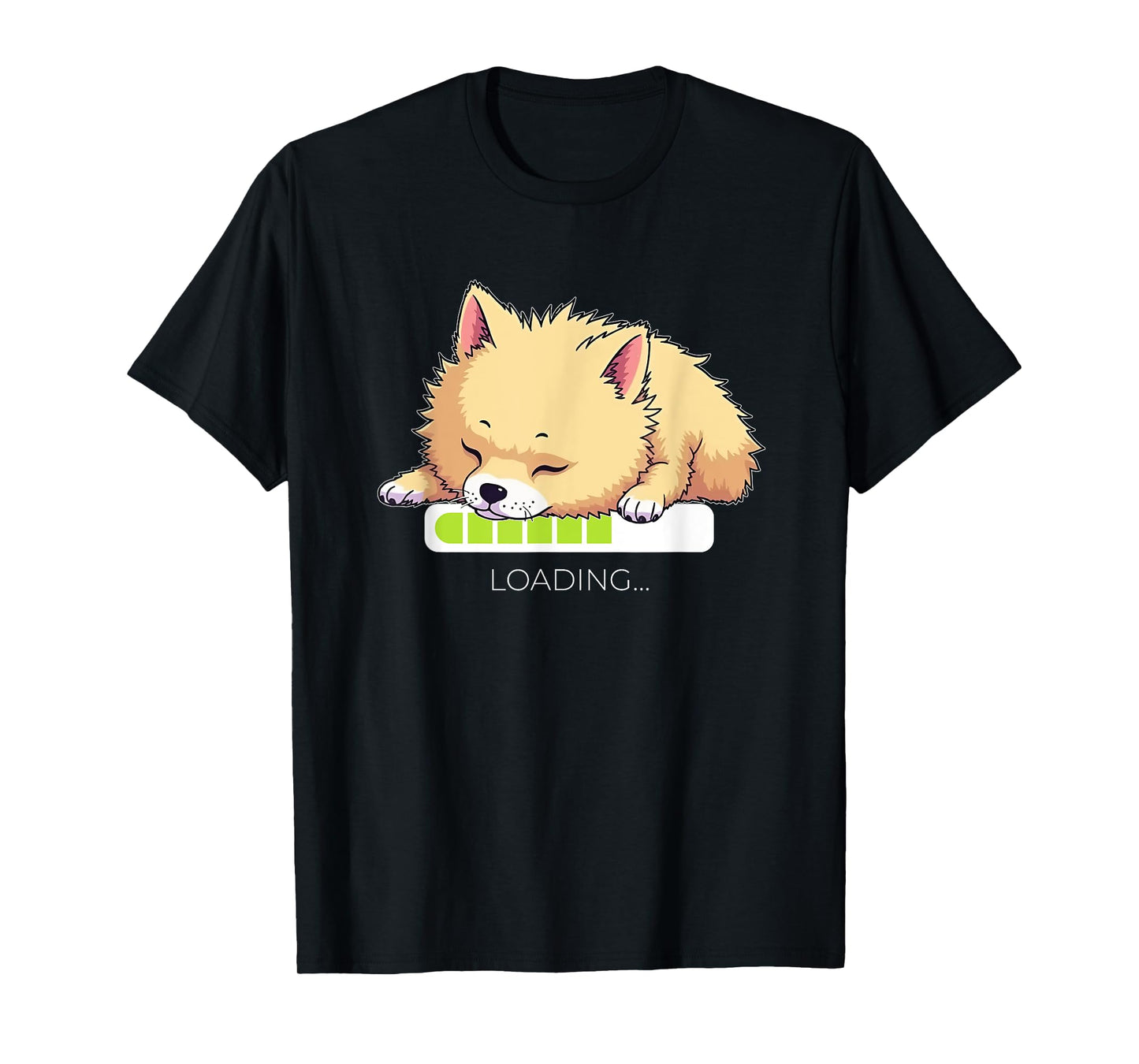 Pomeranian Pom-Dog Loading T-Shirt