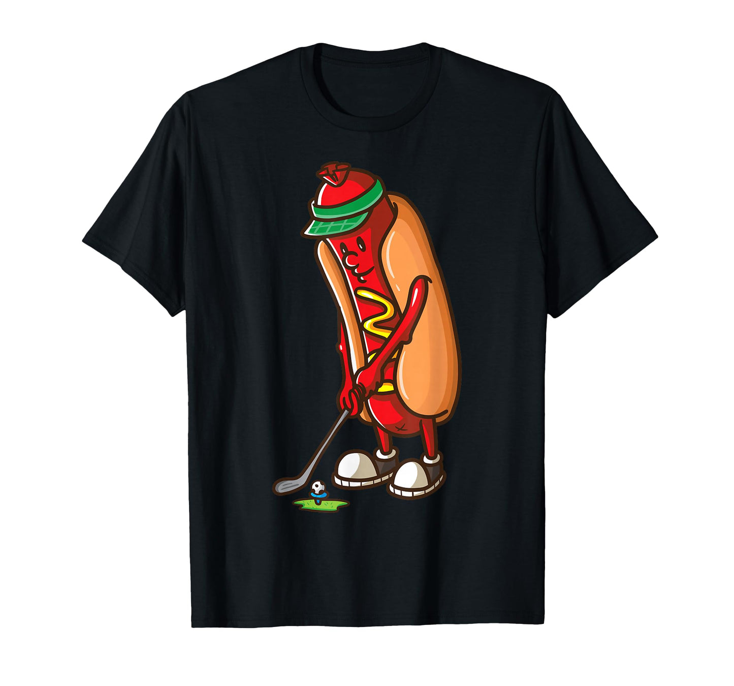 Golf Game Hot Dog Golf Gifts Shirts for Men Boys T-Shirt