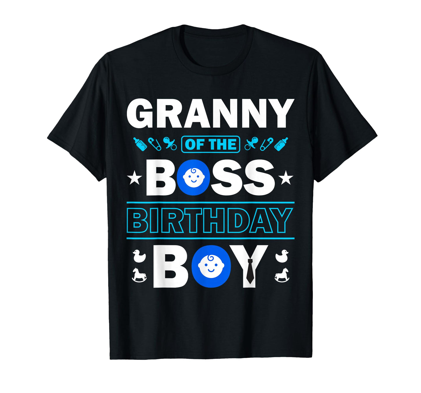 Granny of The Birthday Boy Baby Boss Family Love T-Shirt
