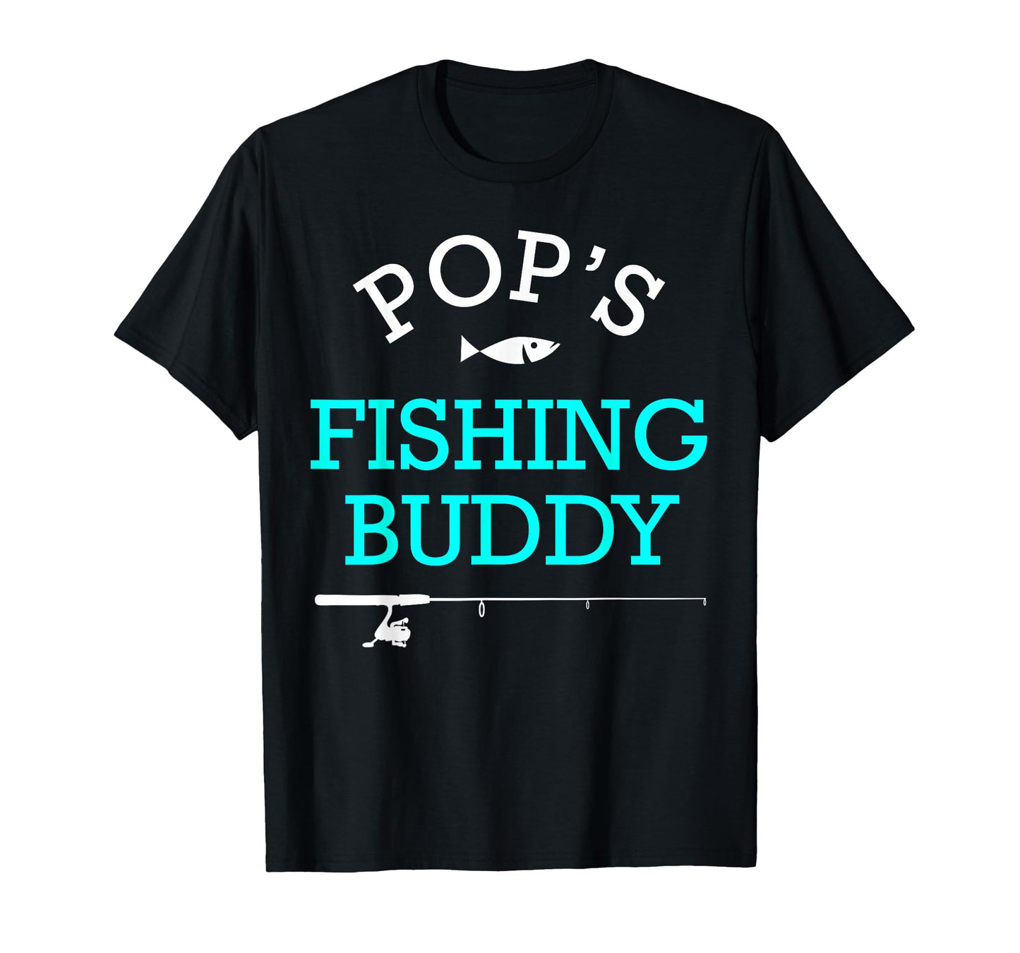 Pops Fishing Buddy Shirt Cute Kids Gift T-Shirt