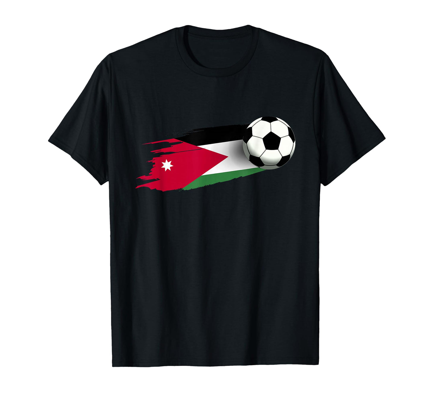 Jordan Flag Jersey Jordanian Soccer Team Jordanian T-Shirt