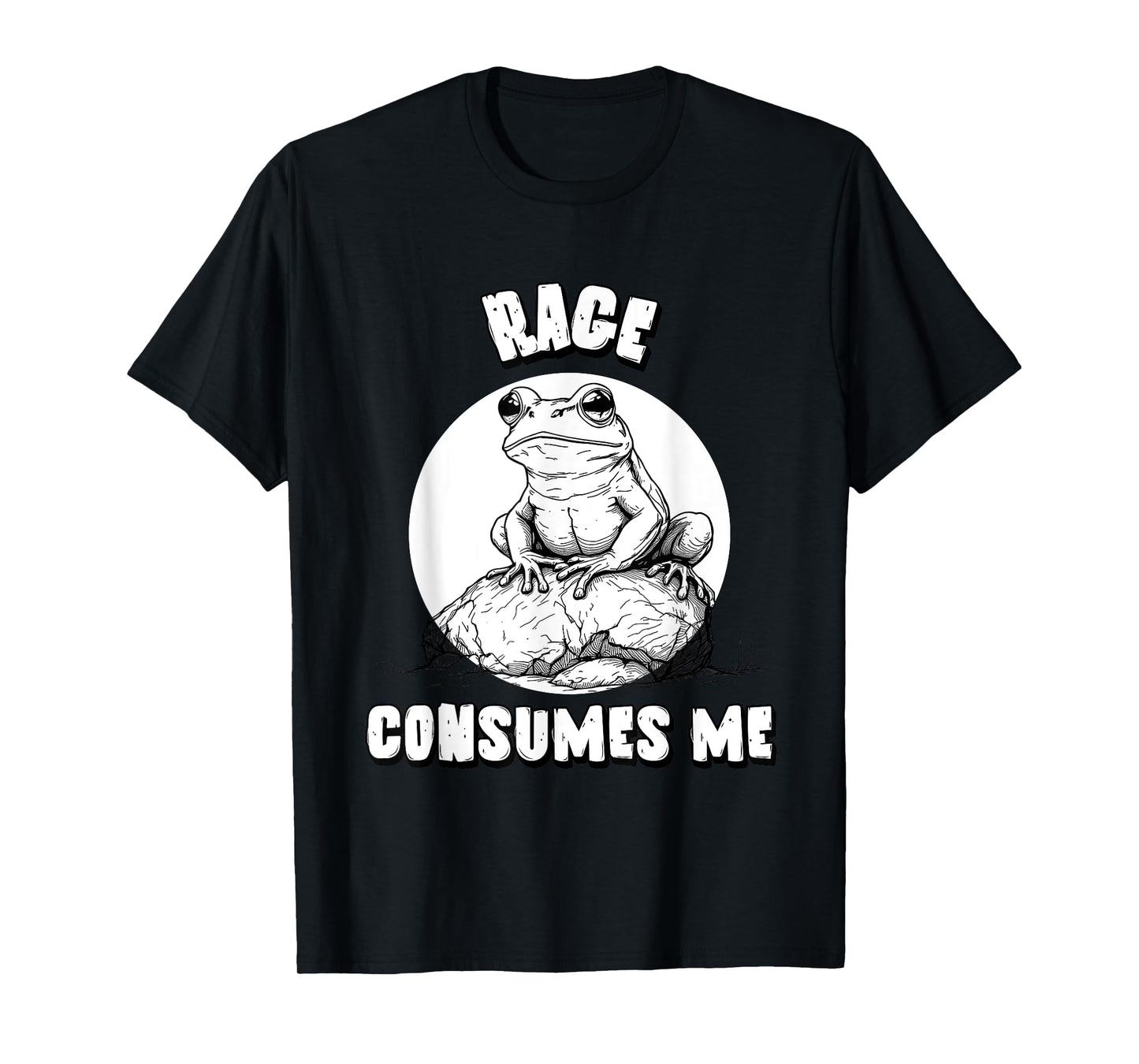 Rage Consumes Me Funny Frog Meme Joke Men Women T-Shirt