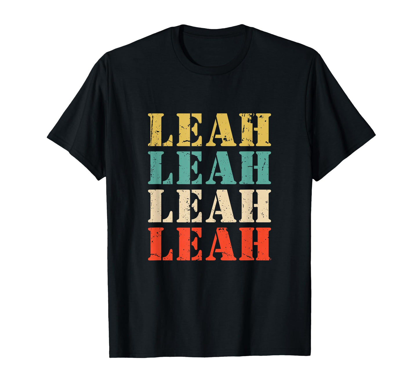 Leah Retro Names Vintage Style Personalized For Leah T-Shirt