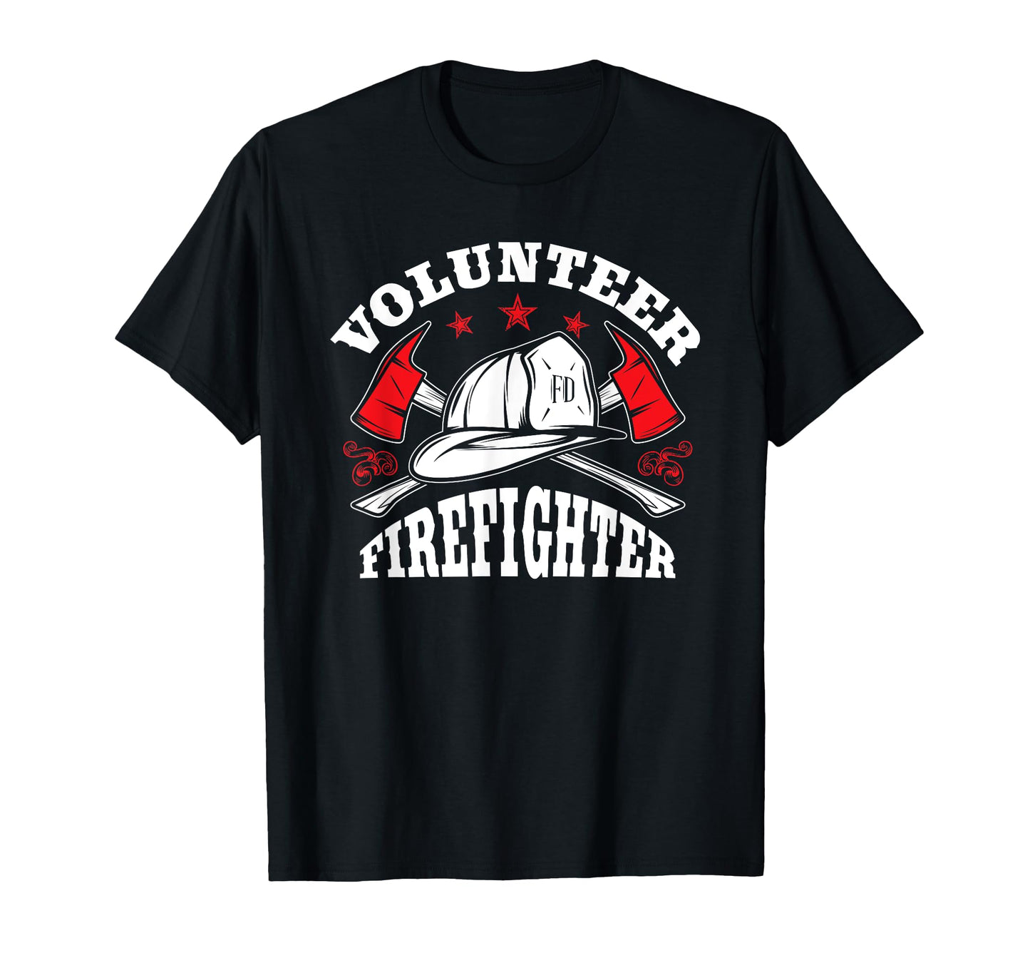 Firefighter Volunteer Vintage Fire Department Fireman Gifts T-Shirt