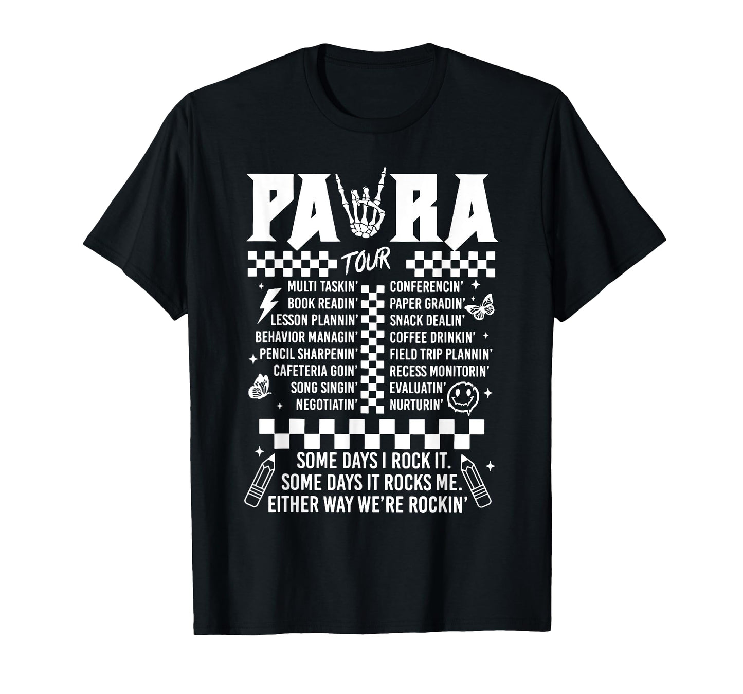 Para Tour Retro Groovy Gifts For Family T-Shirt