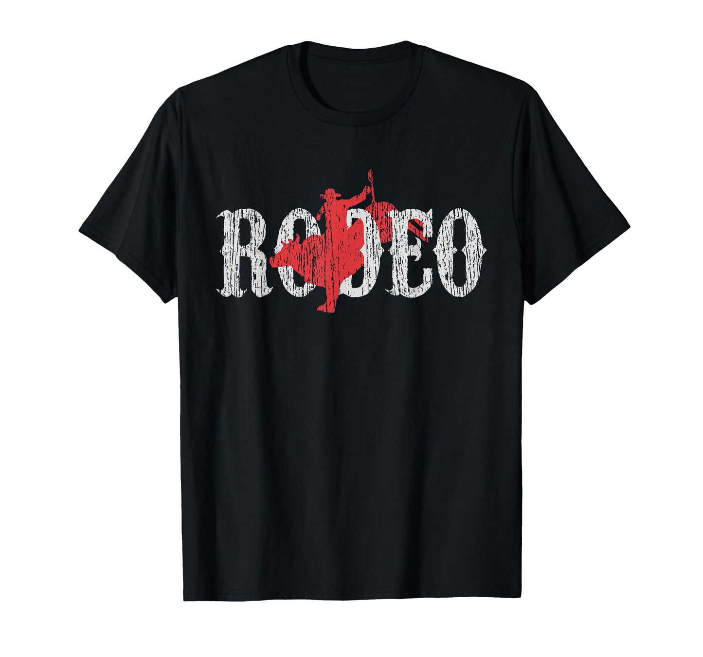 Bull Riding Rodeo Western Country Cowboy T-Shirt