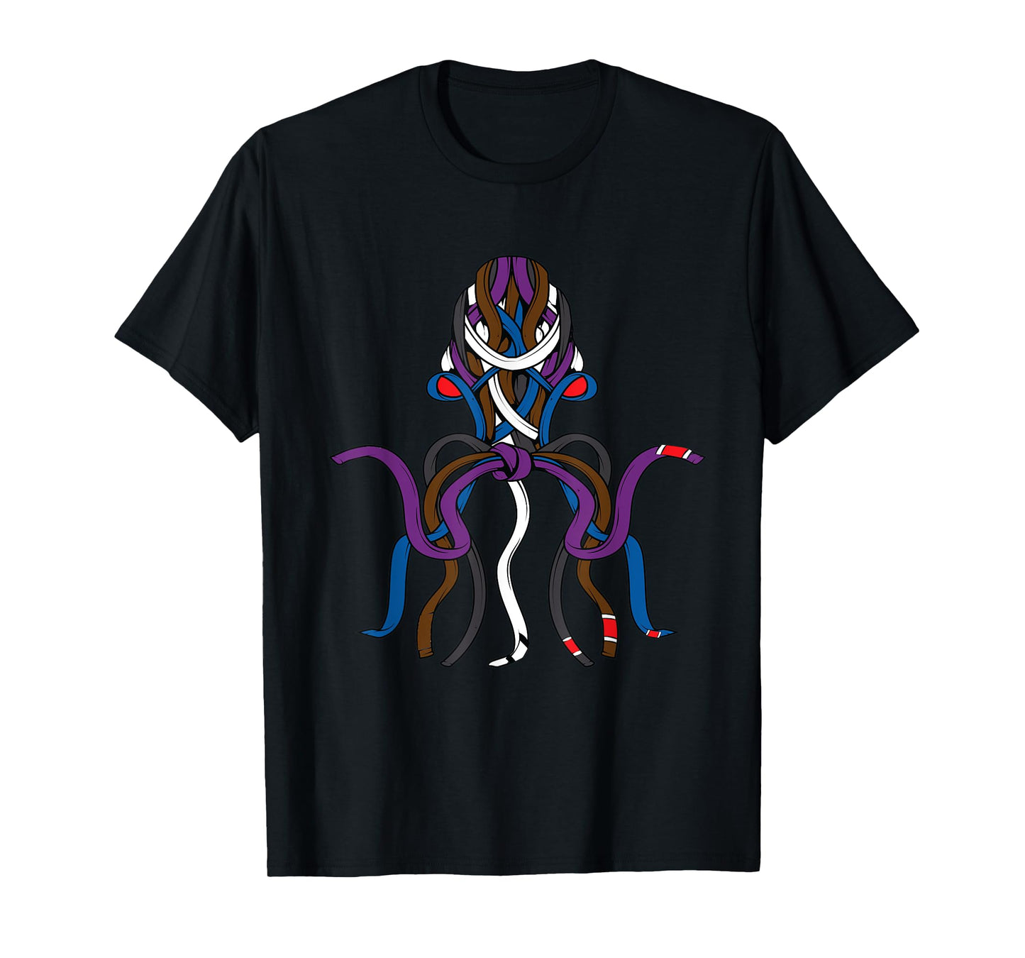 Cool Unique Jiu Jitsu Octopus Belts Brazil JiuJitsu Gift T-Shirt