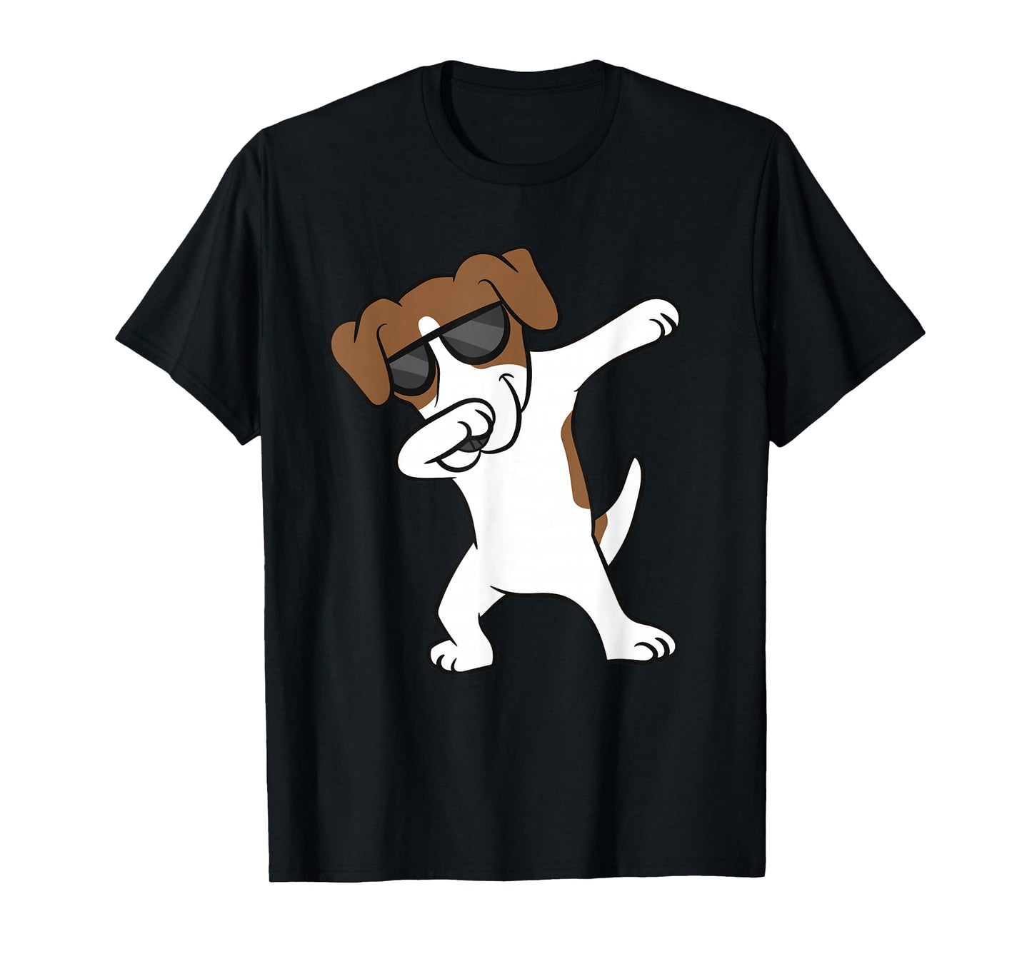 Jack Russell Dabbing Cute Jack Russell Love Jack Russells T-Shirt