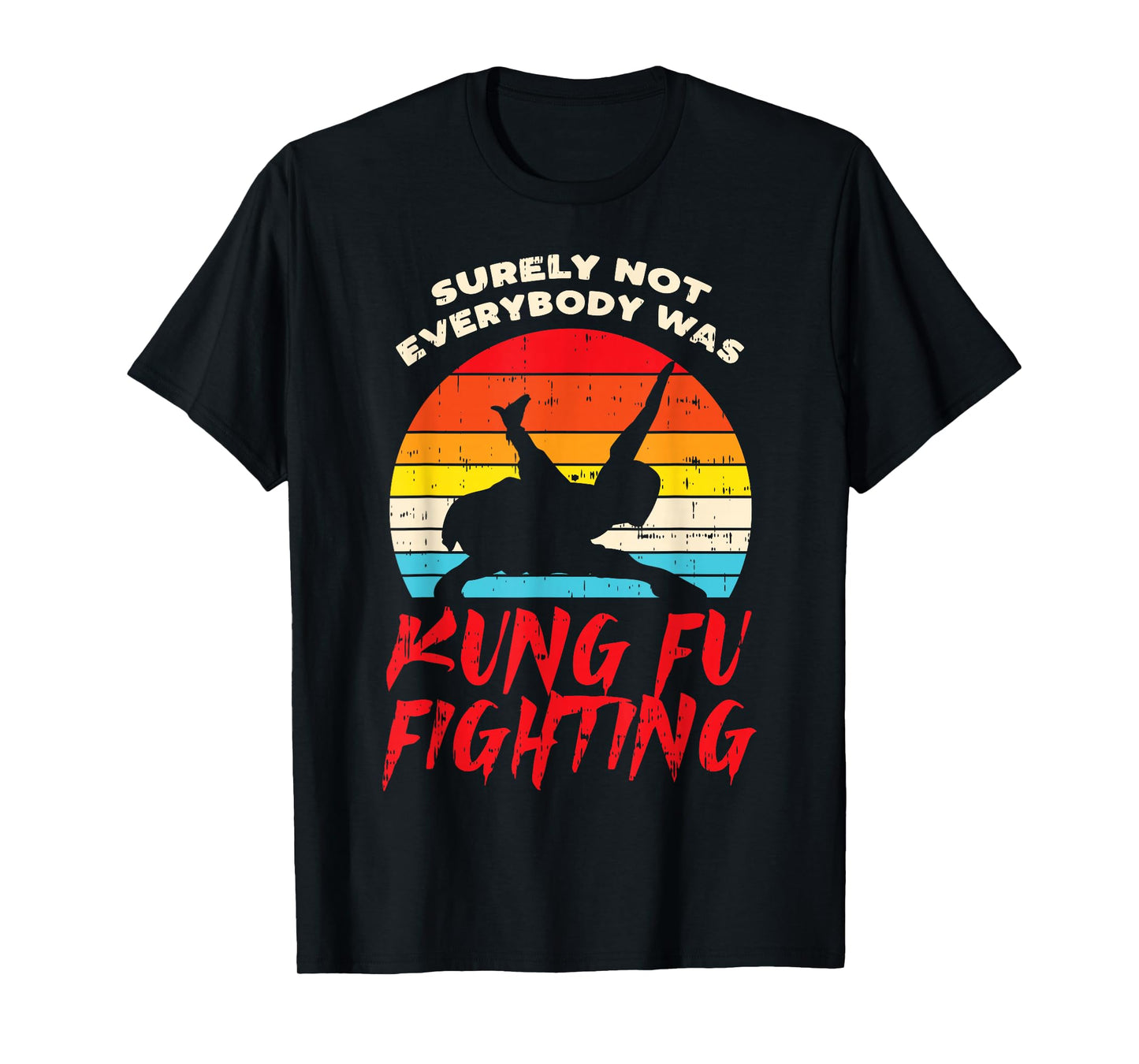 Surely Not Everybody Was Kung Fu Fighting Martial Arts Gift T-Shirt