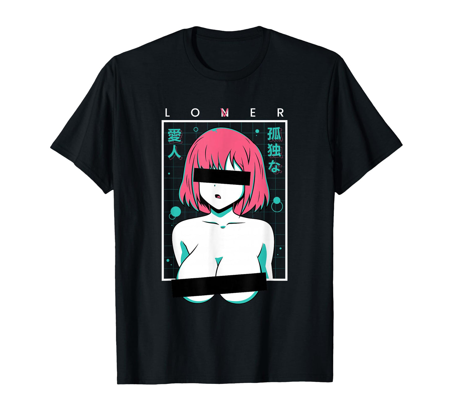 Waifu Loner Lover Anime Girl Japanese Aesthetic Manga Otaku T-Shirt