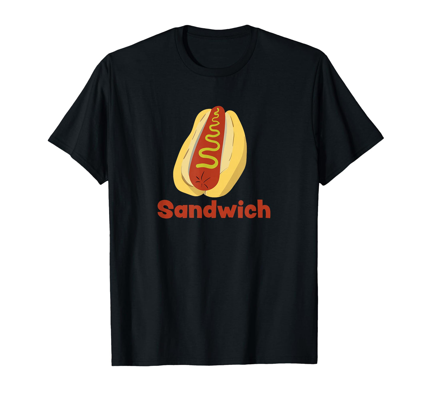 A Hot Dog is a Sandwich Funny Hotdog Novelty T-Shirt