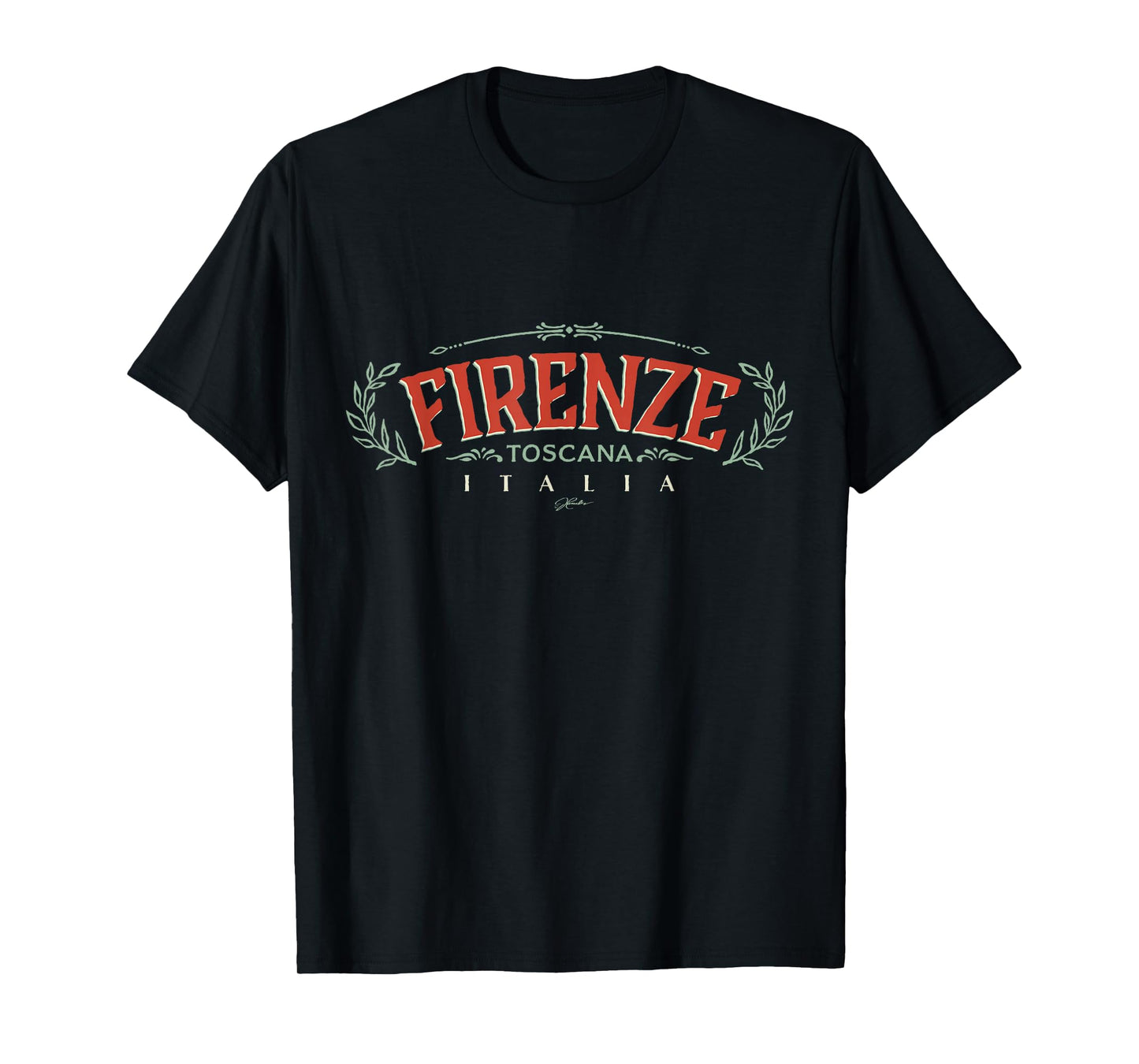 JCombs: Florence, Tuscany, Italy, Retro T-Shirt