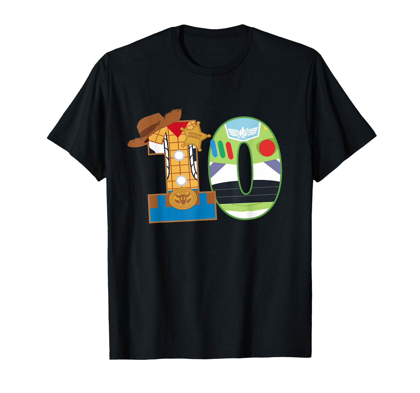 Disney and Pixar’s Toy Story Tenth Birthday 10 Years Old T-Shirt