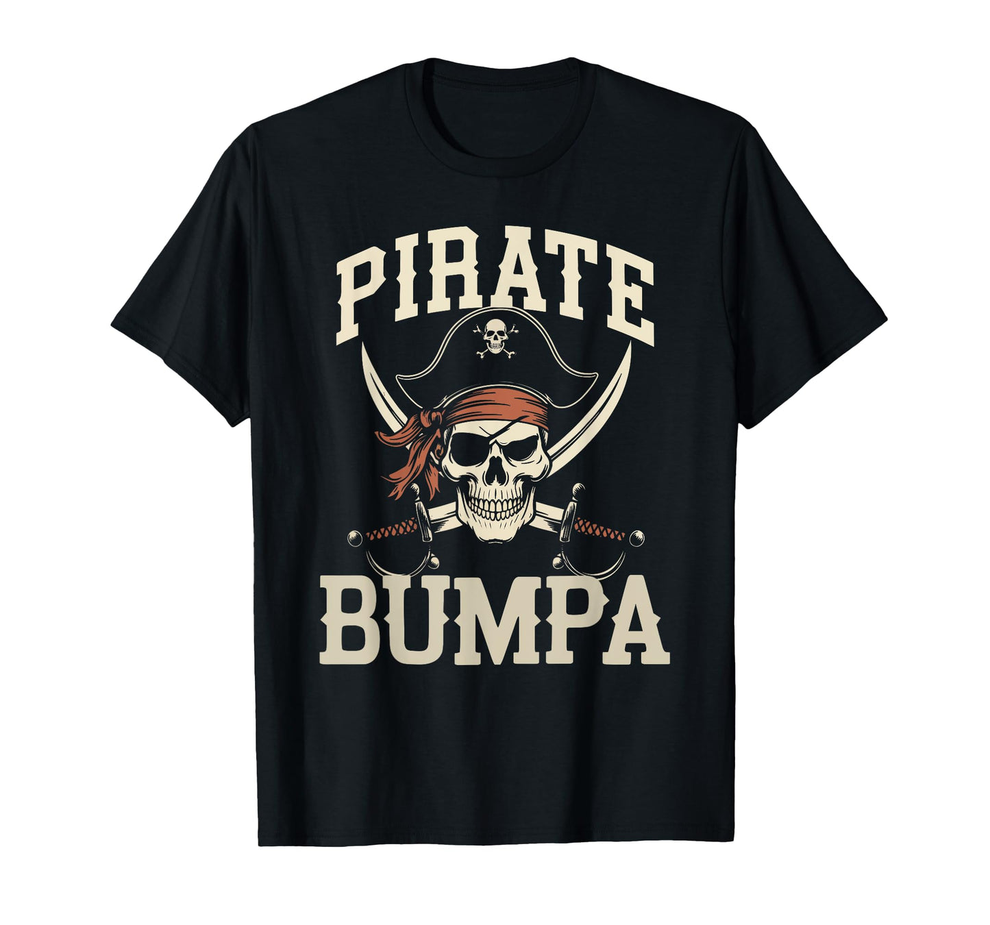 Pirate Bumpa Funny Captain Matching Halloween Costume T-Shirt