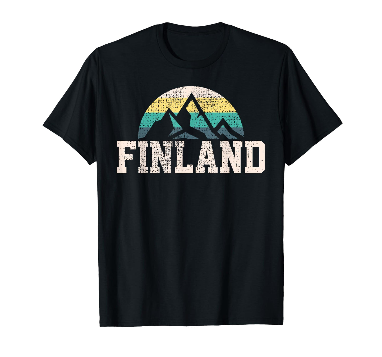 Finland Finnish Country Mountain Vintage T-Shirt
