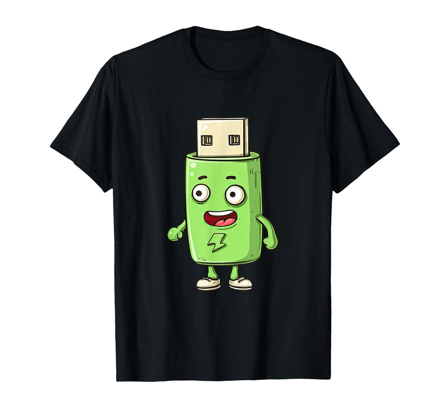Happy Green USB Costume T-Shirt