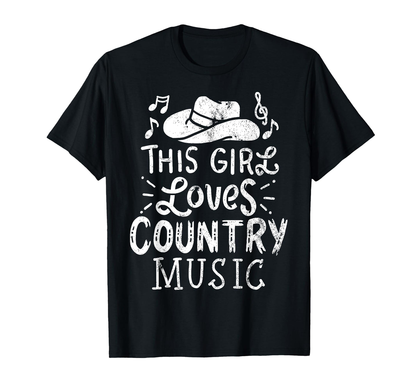 Country Music Western Hat Musician T-Shirt