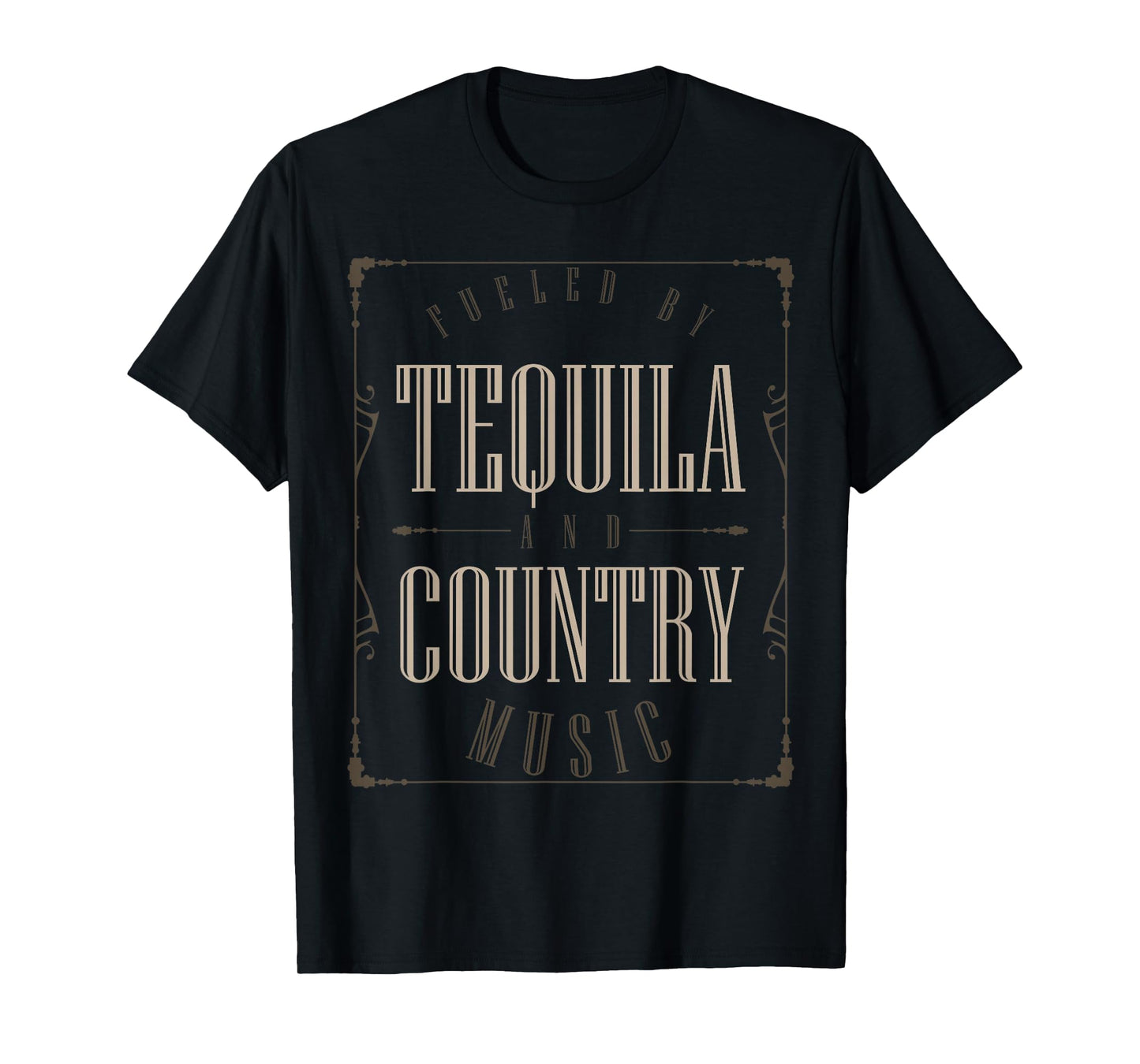 Tequila Drinking Western Lifestyle Country Music T-Shirt