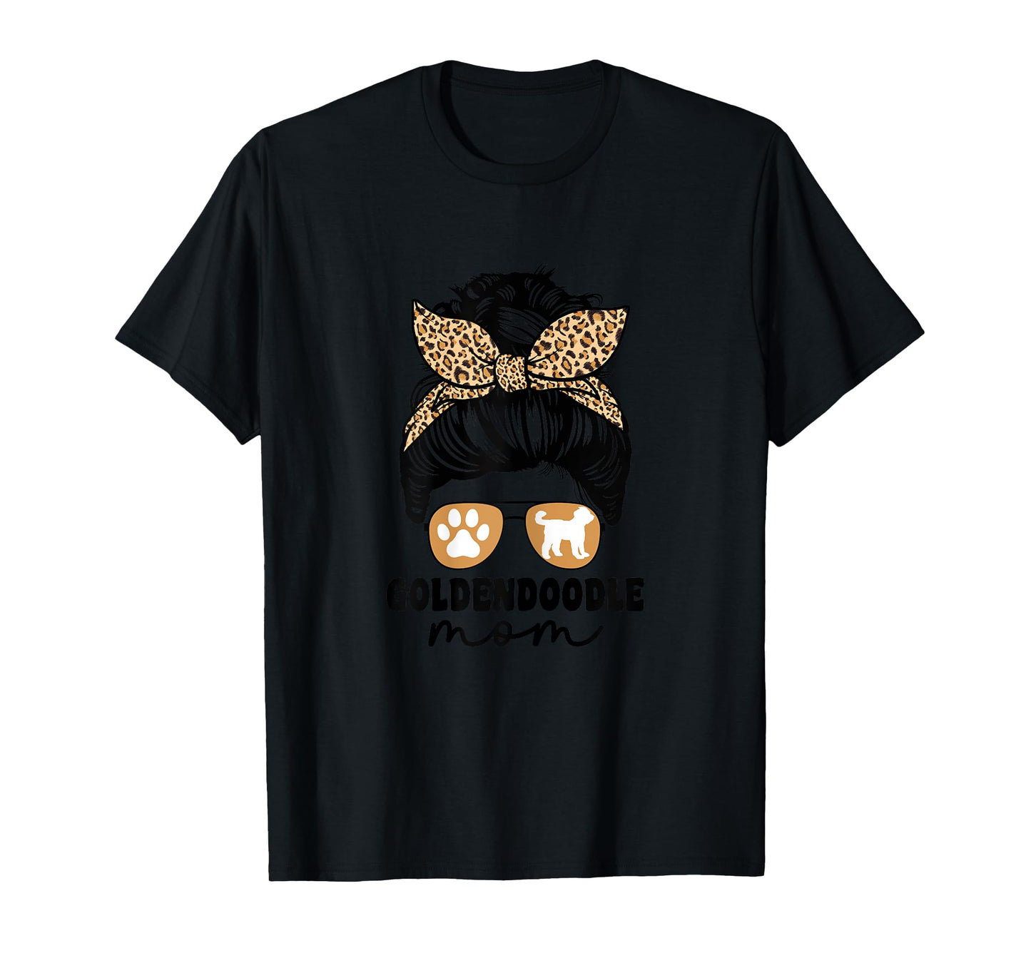 Cute Goldendoodle Mom For Women Ladies Doodle Dog Mom Funny T-Shirt