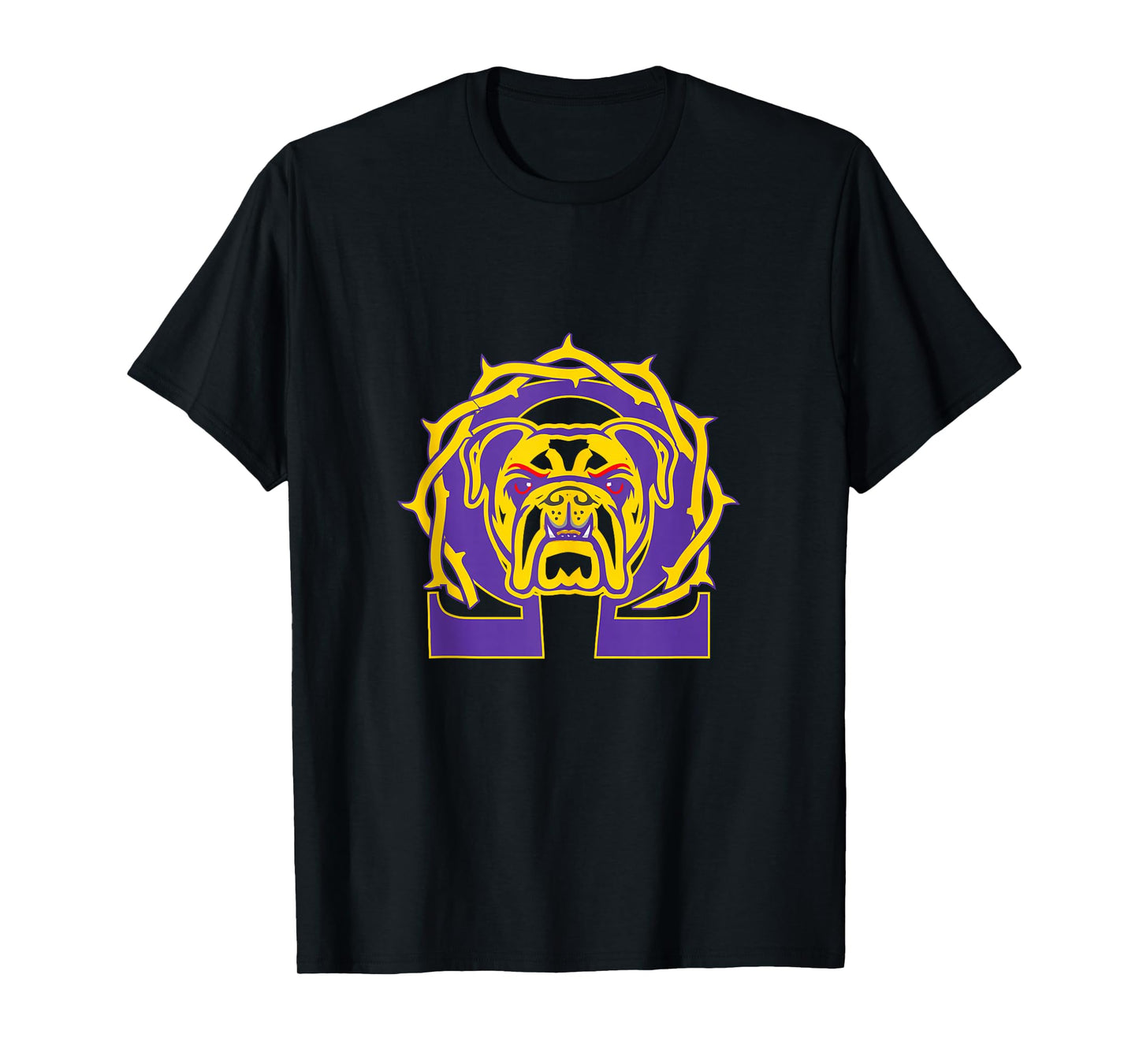Men's Omega Que Dawg T-Shirt Psi Phi Purple Gold Tee Shirt Tank Top