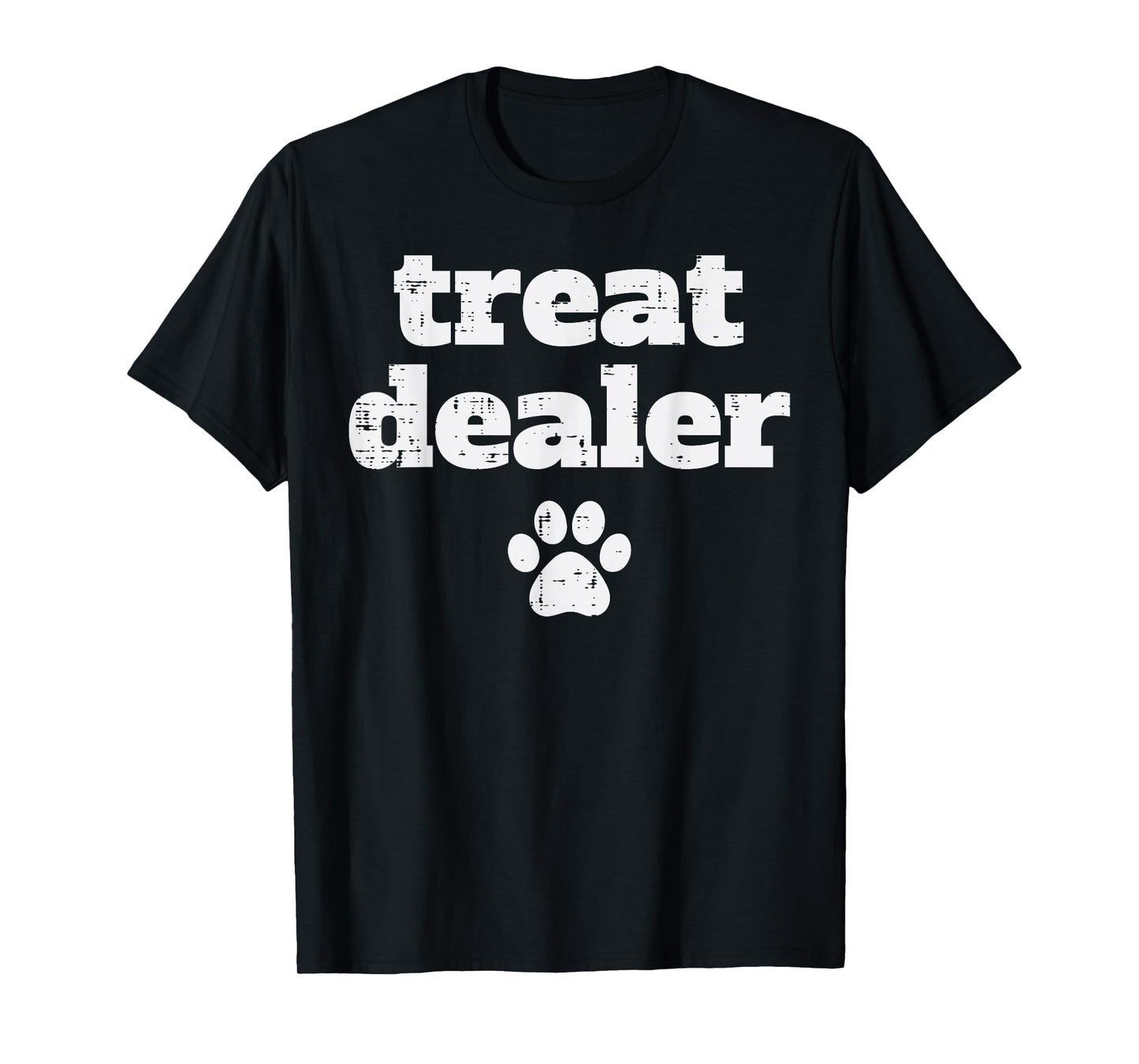 Dog Paw Treat Dealer Funny Snack Giver Humor Women Men Kids T-Shirt