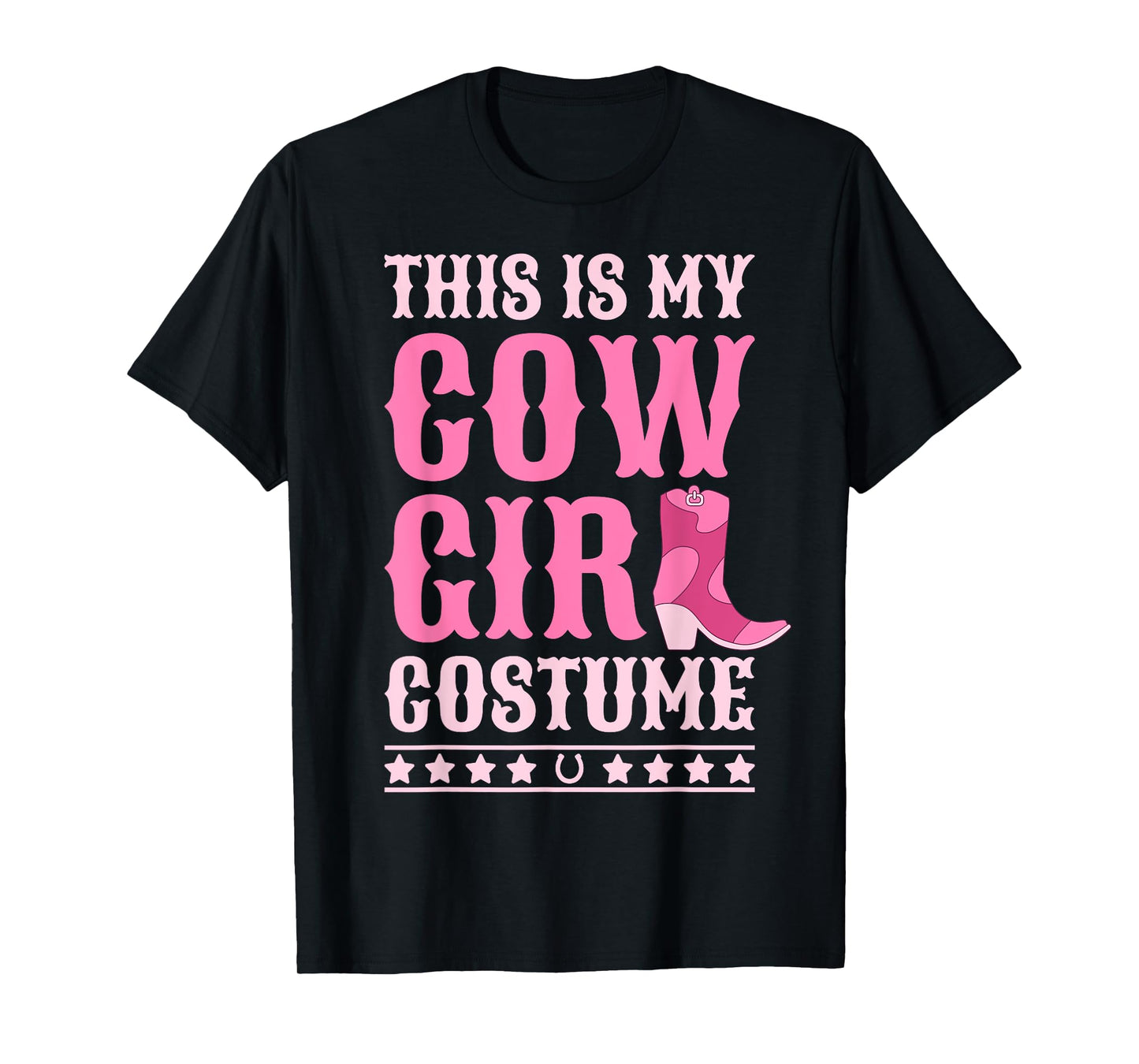 Western Cowgirl Outfit Women Cowboy Tee Cute Cowgirl Costume T-Shirt