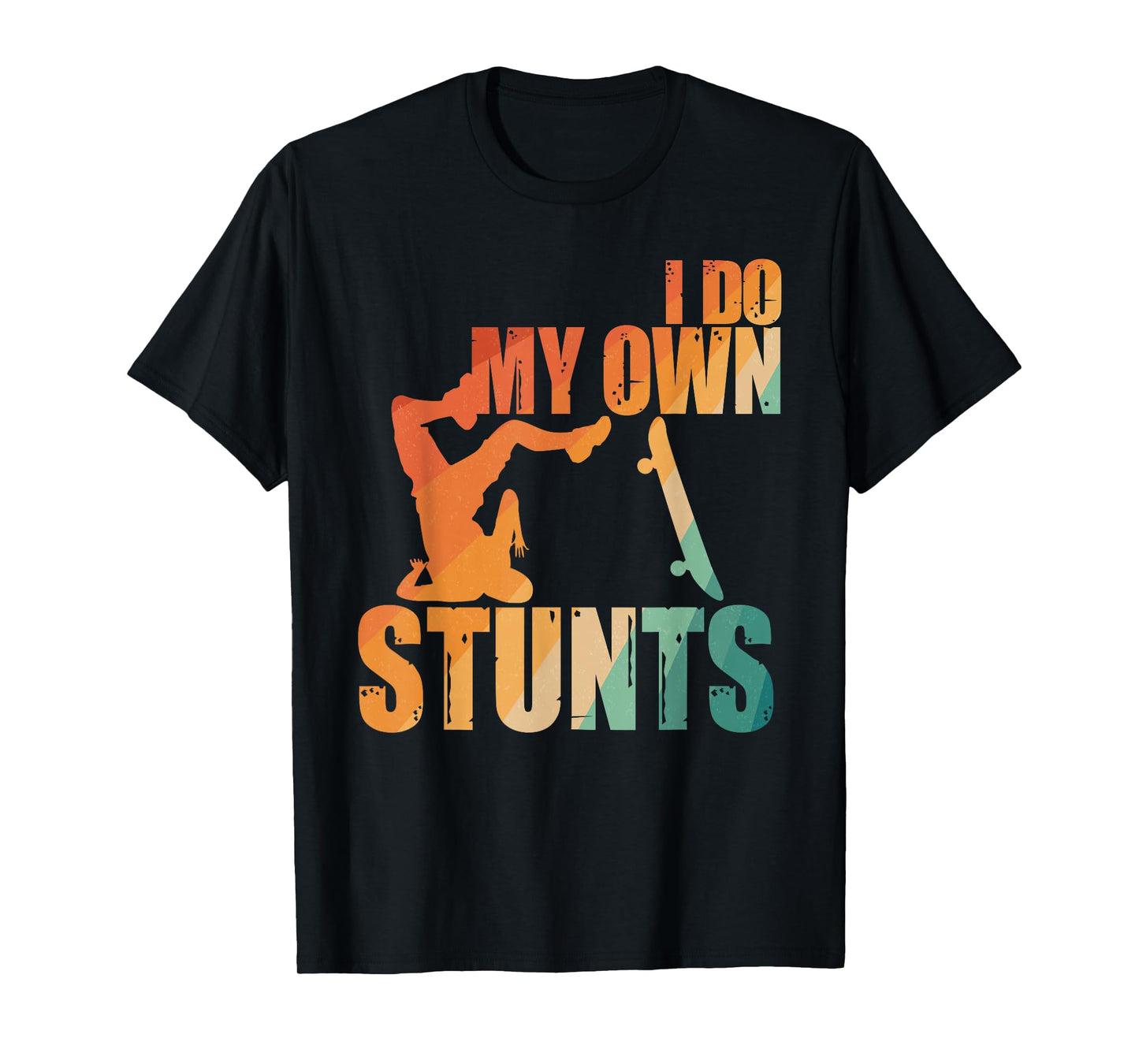 Skateboard Art for Men Women Kids Skateboard Skateboarding T-Shirt