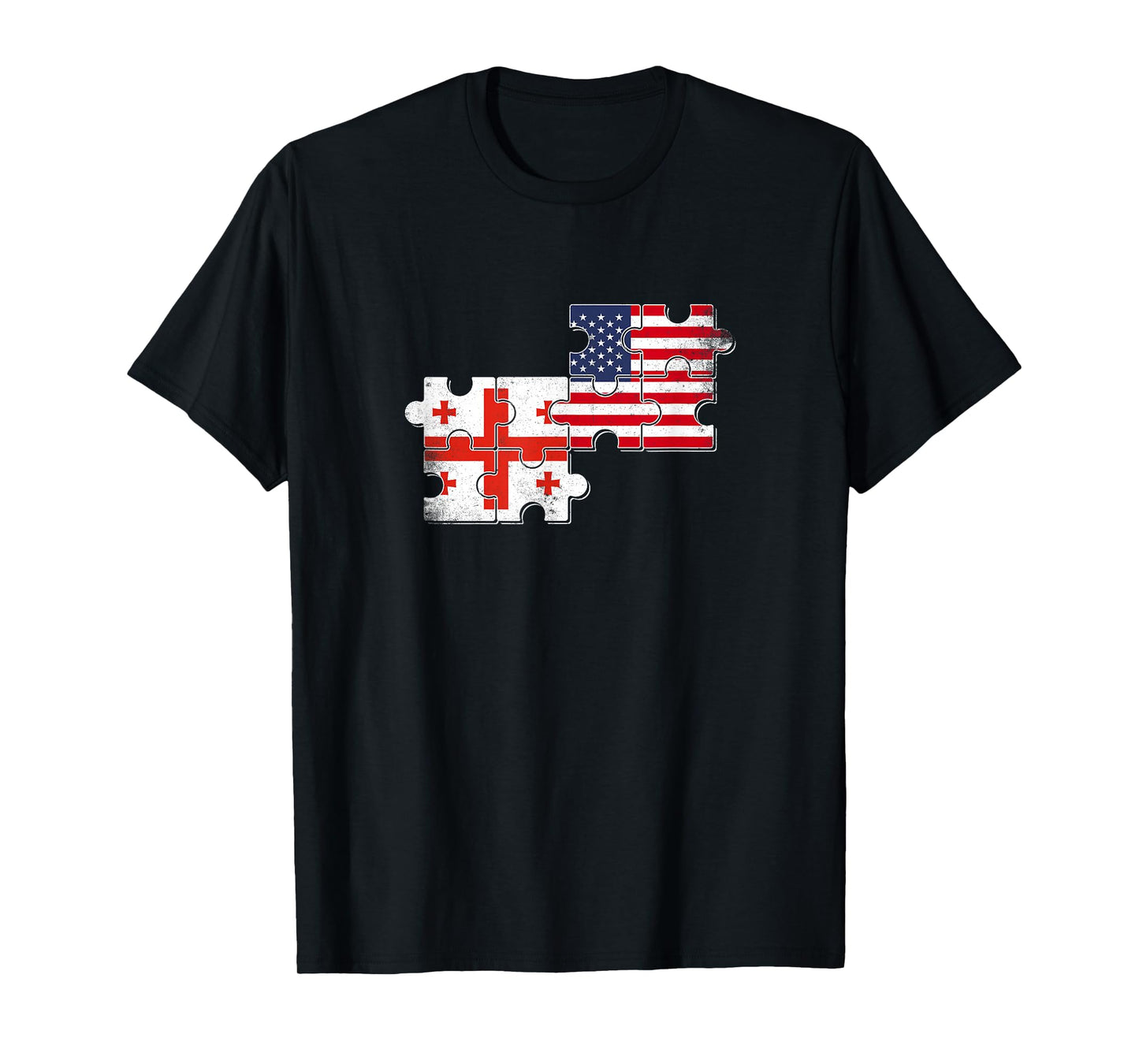 Georgia USA Vintage Flag Georgian American T-Shirt