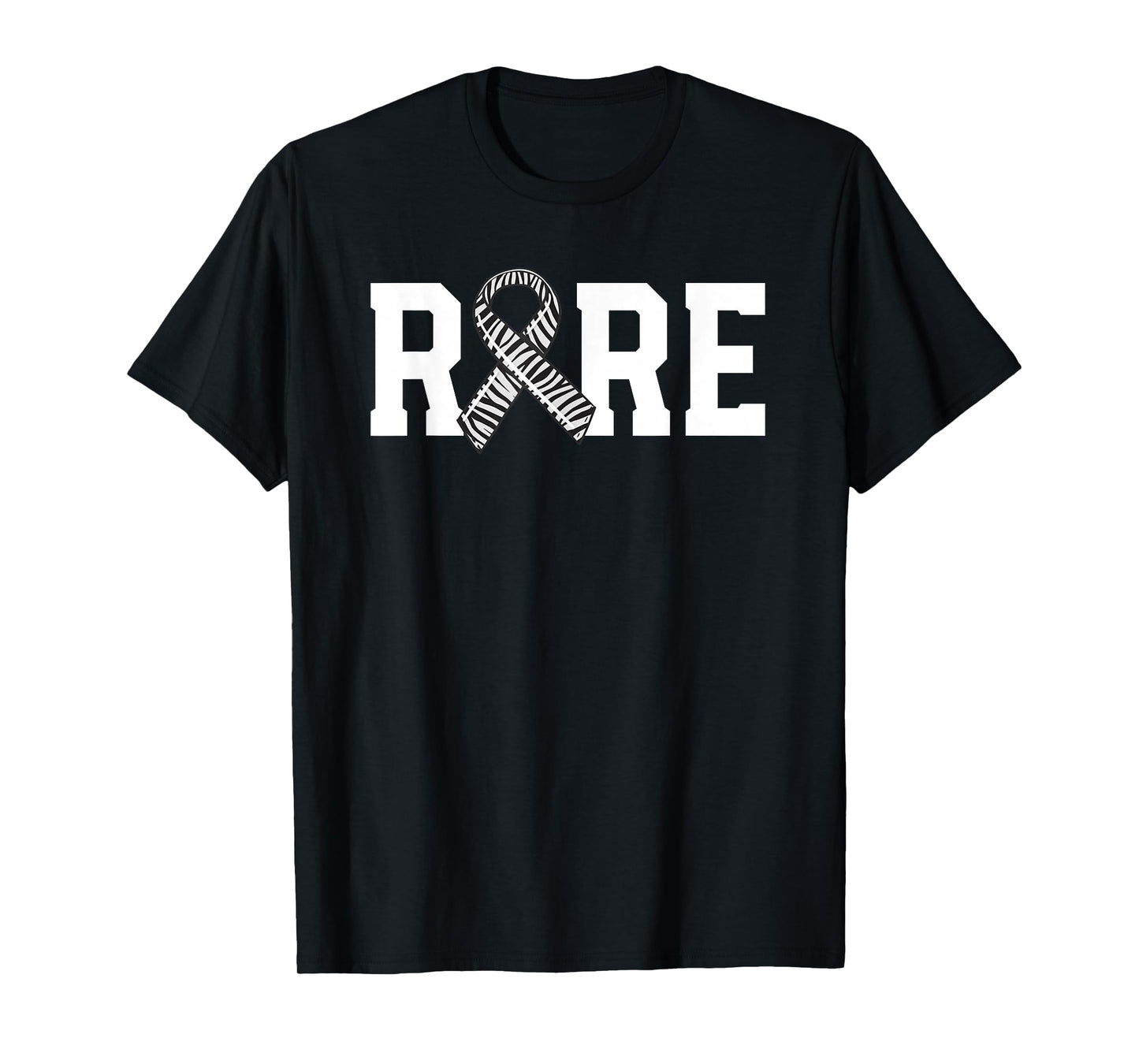 Rare Disease Awareness Walk Zebra Ribbon EDS Carcinoid T-Shirt