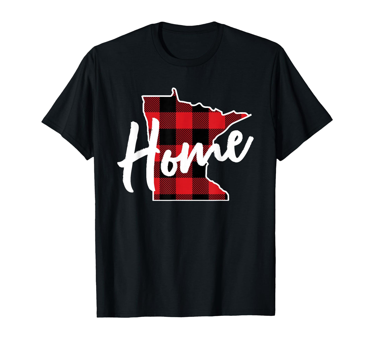 Lumberjack Buffalo Plaid Minnesota Home State T-Shirt Gift T-Shirt