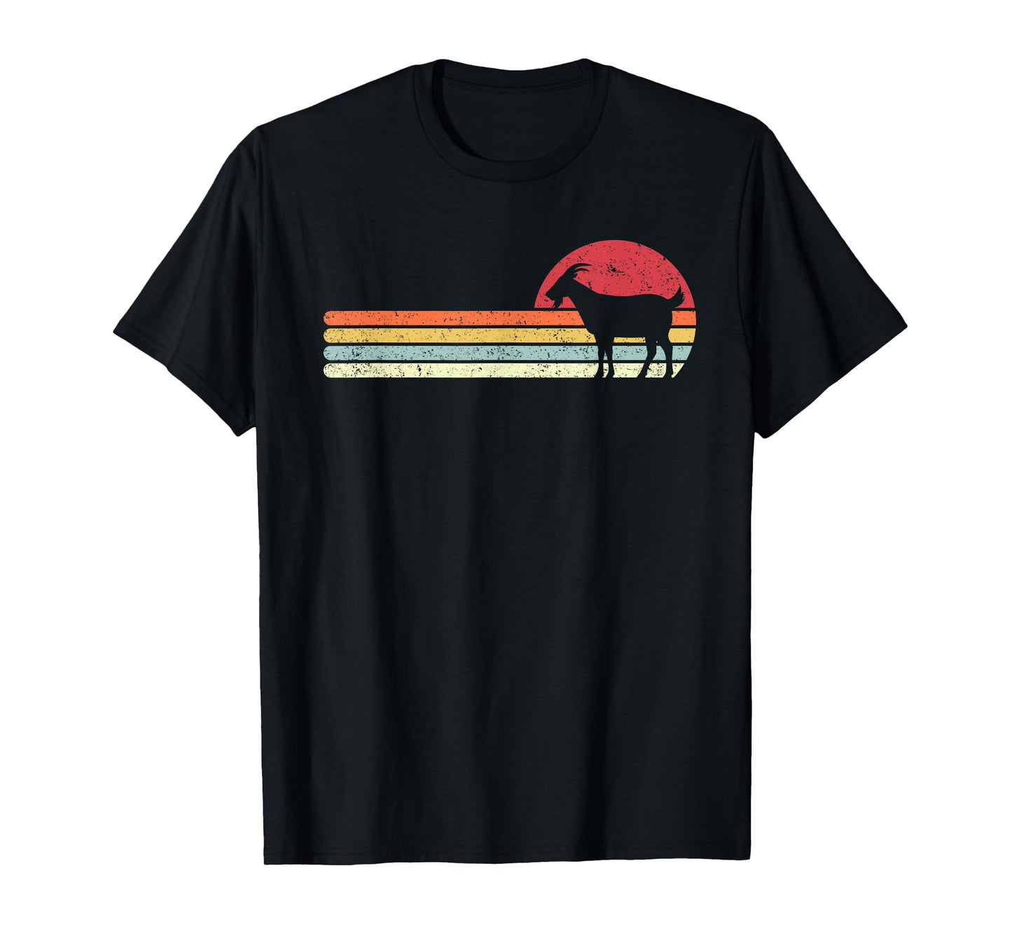 Goat Shirt. Retro Style T-Shirt T-Shirt