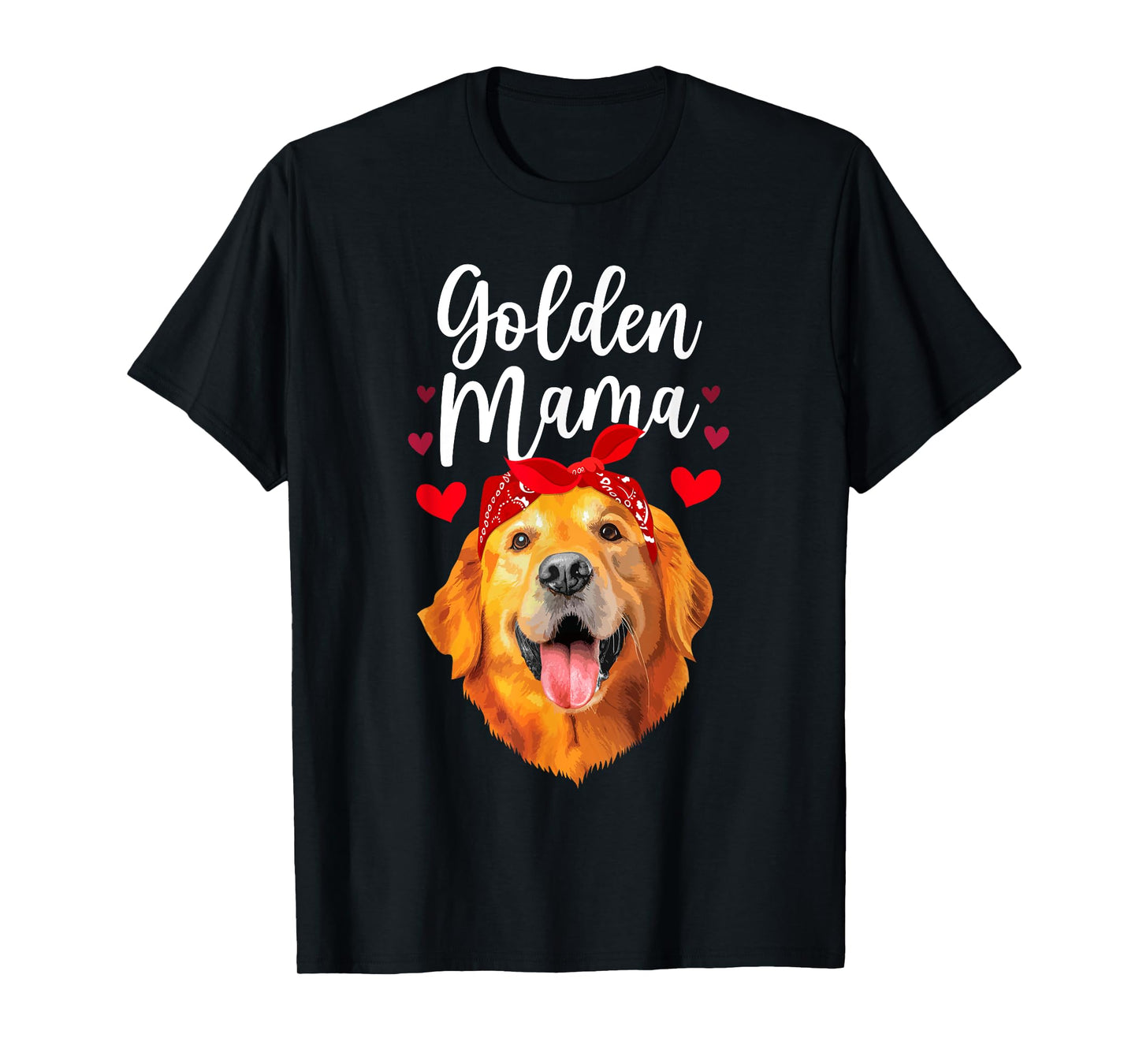 Golden Retriever Design For Mom Women Golden Retriever Lover T-Shirt
