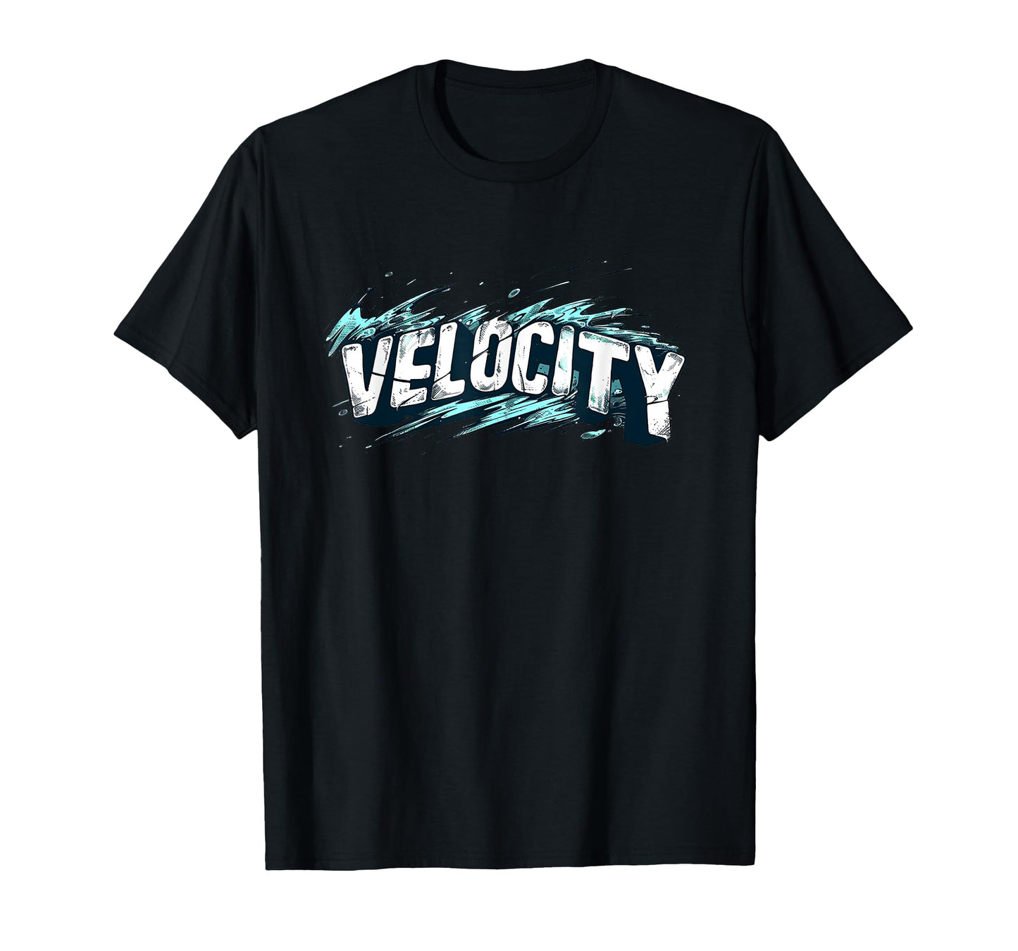 Pretty Velocity Graphic for a Speedy and Cool Look T-Shirt