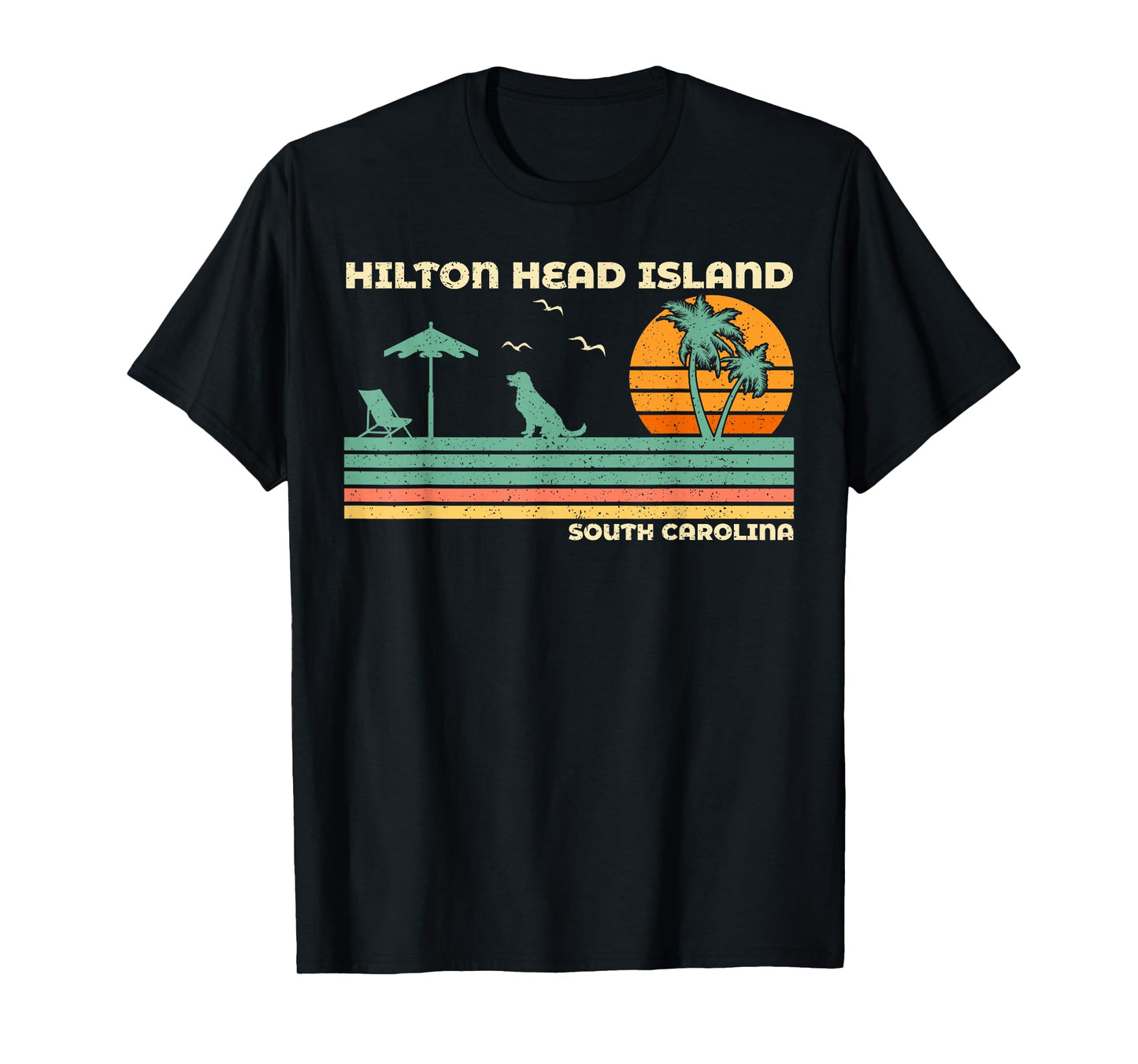 Vintage Family Vacation South Carolina Hilton Head Island T-Shirt