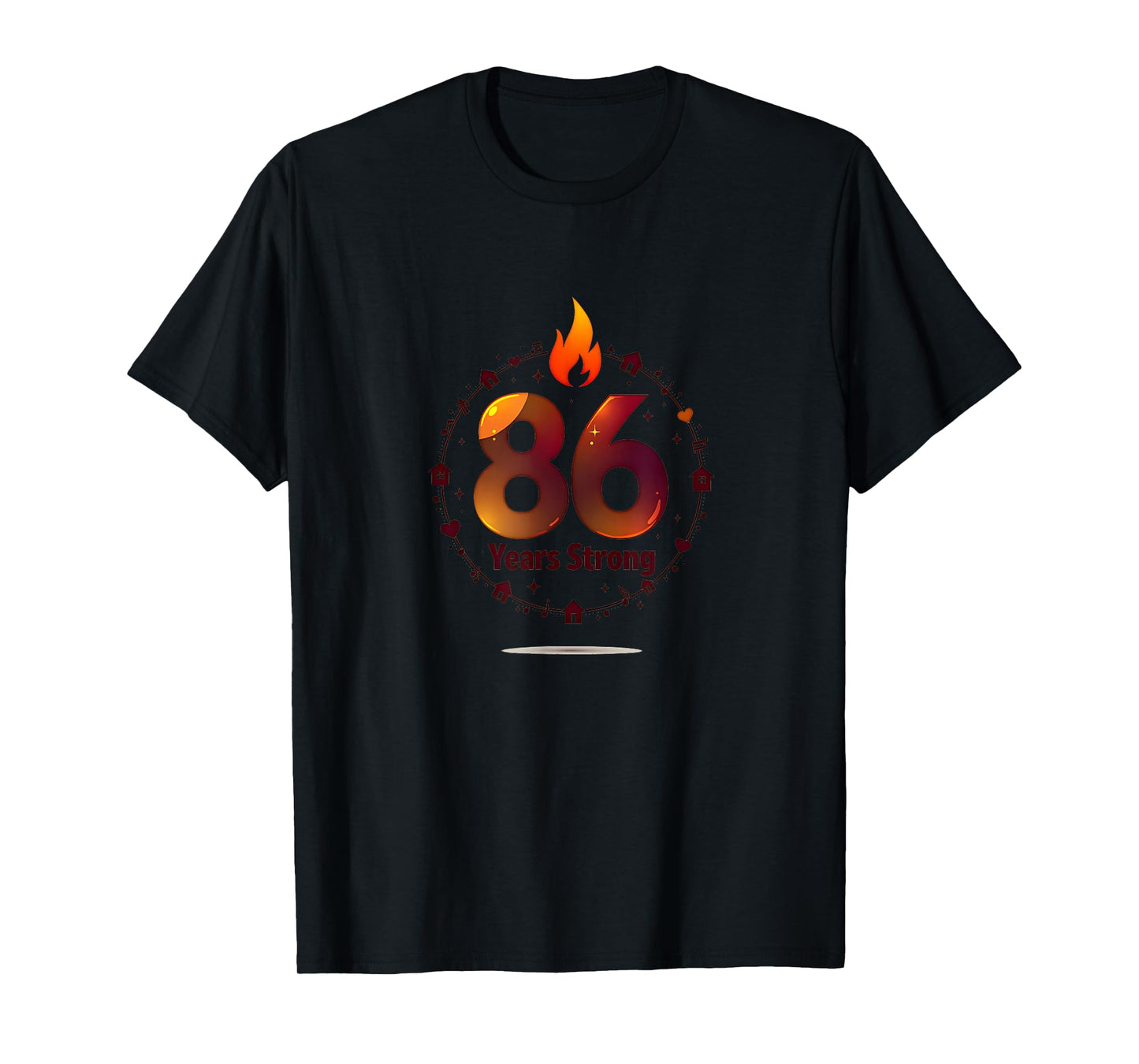 86 Years Strong Birthday Gift Celebration Milestone T-Shirt