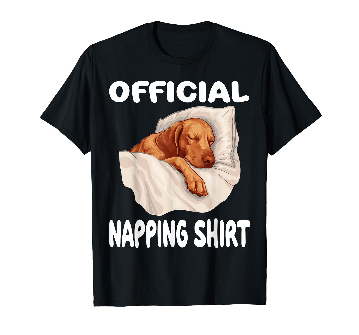Redbone Coonhound Dog Official Napping shirt Pajamas T-Shirt