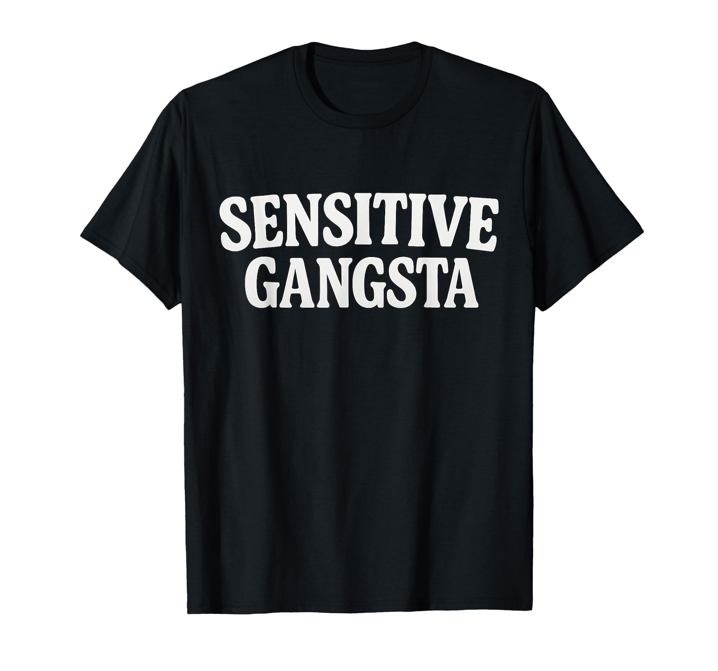 Sensitive Gangsta Retro Vintage I'm Sensetive Gangsta Womens T-Shirt