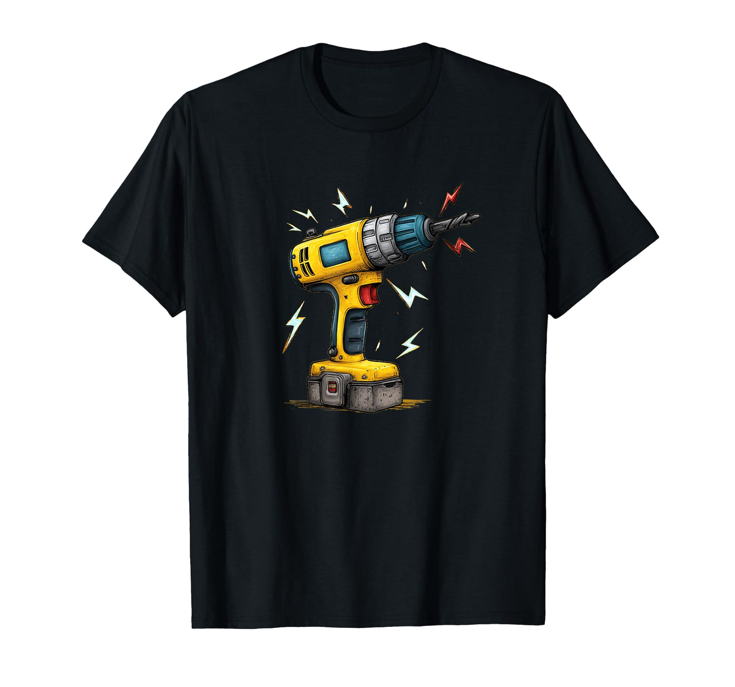 Nice Power Drill Graphic for Handyman Lovers T-Shirt