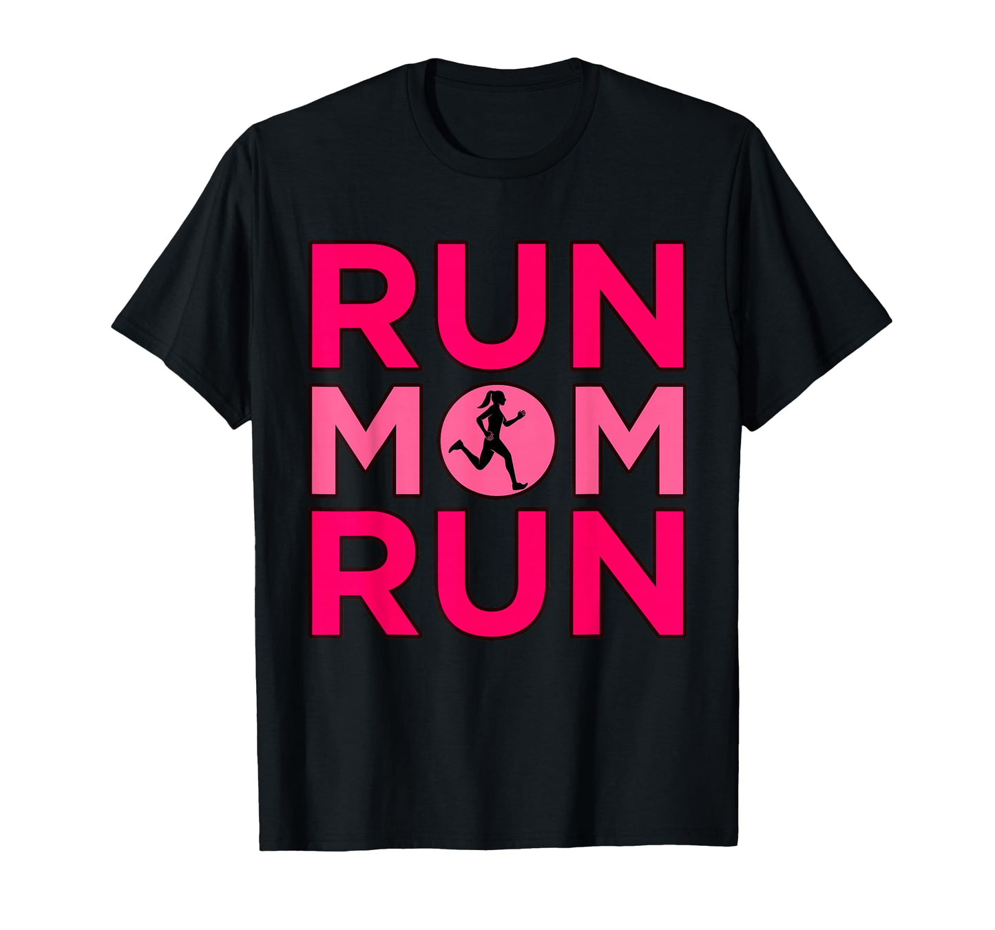 Run Mom Run Half Marathon Runner Running Lover Graphic T-Shirt
