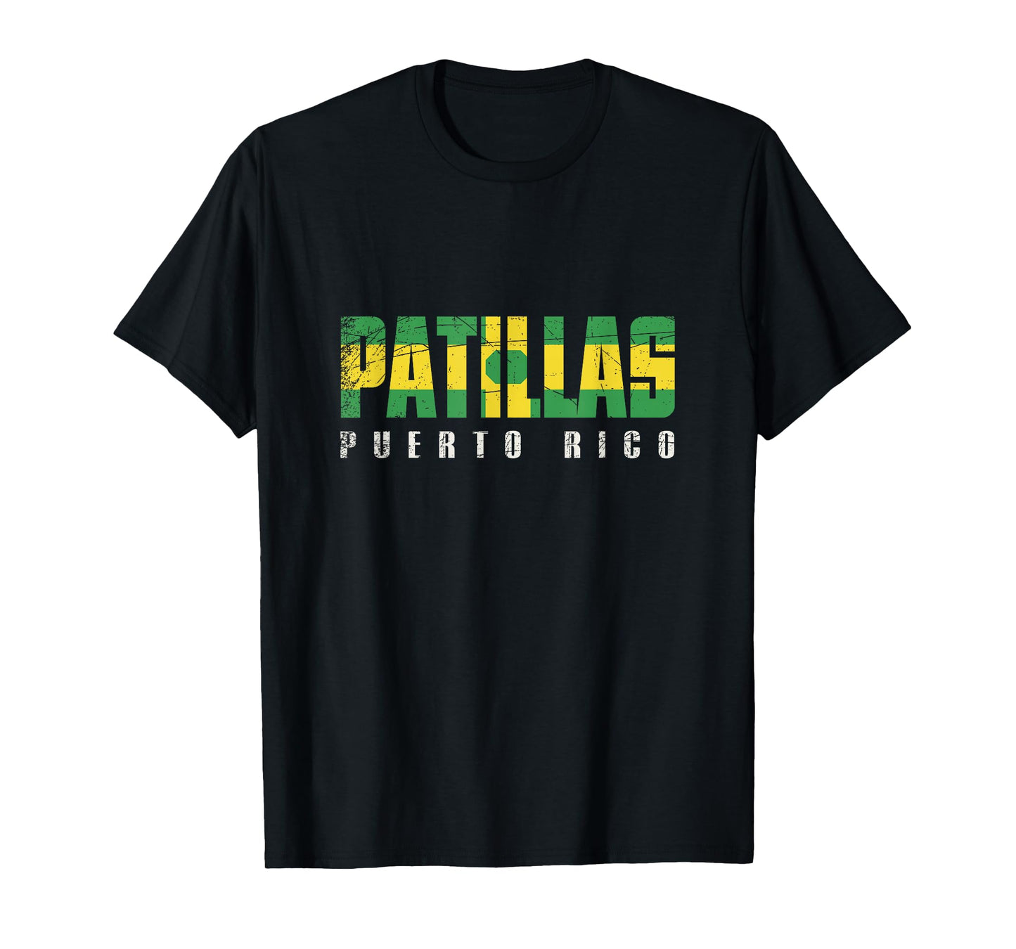 Patillas City in Puerto Rico, Patillas Flag T-Shirt