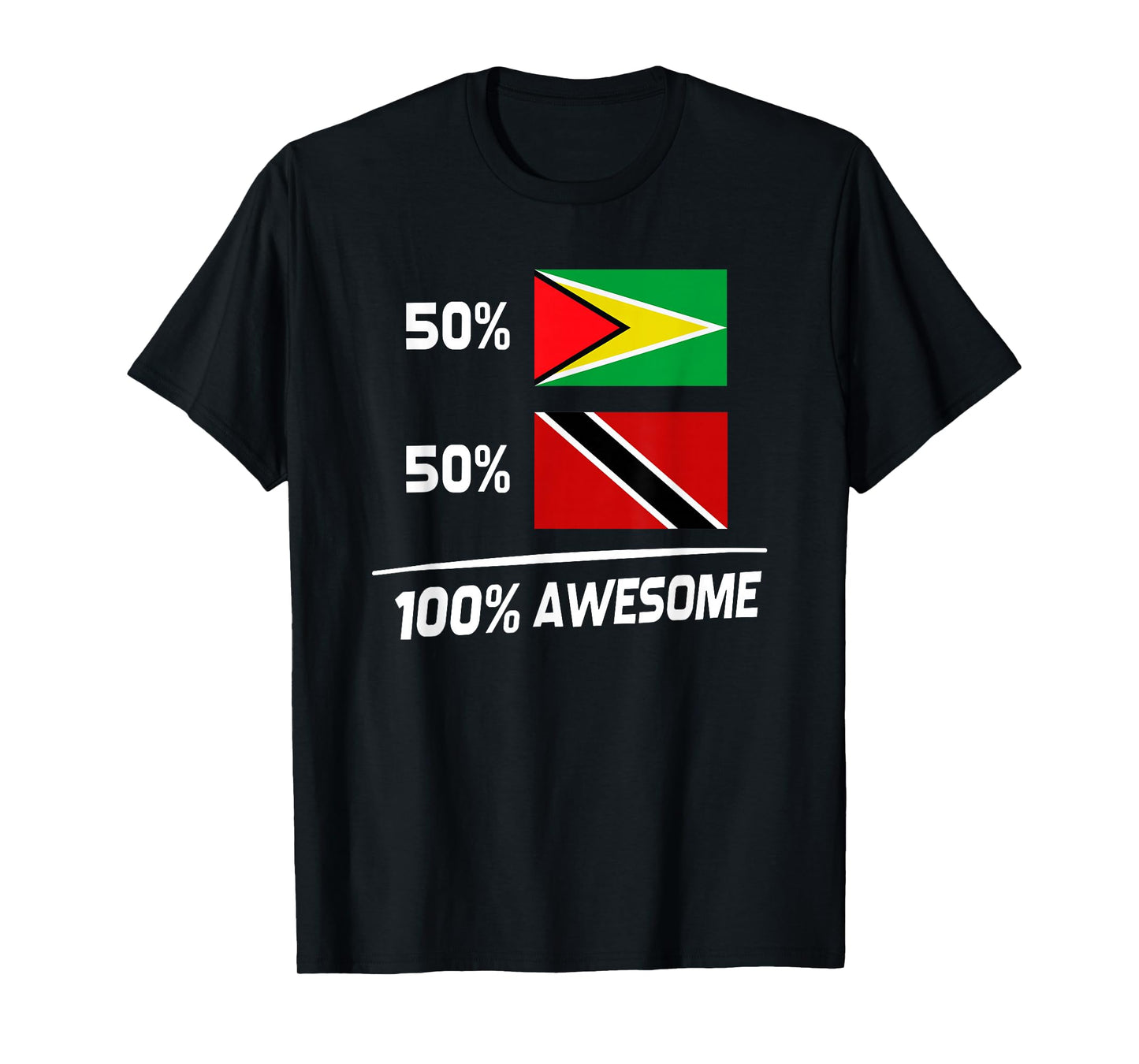 Guyanese Trinidadian Flag Guyana Trinidad Tobago T-Shirt