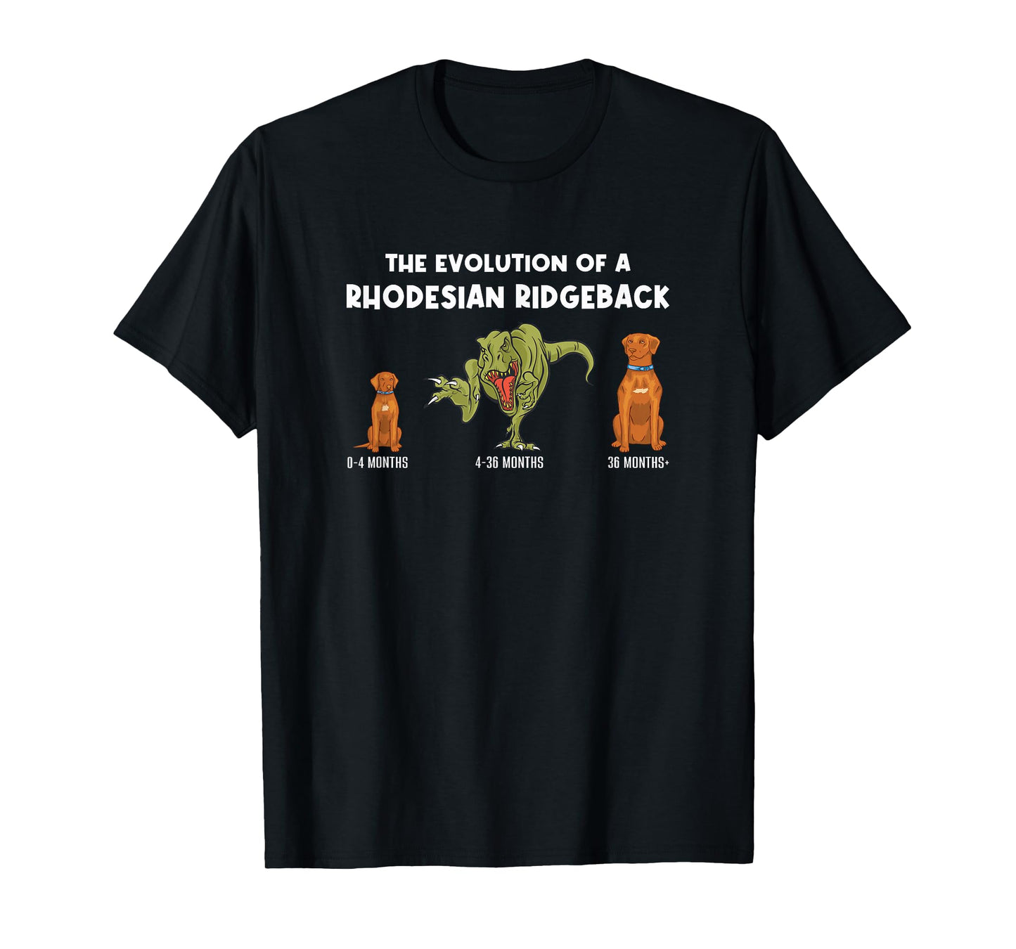 Dogs Mama The Evolution Of A Rhodesian Ridgeback T-Shirt