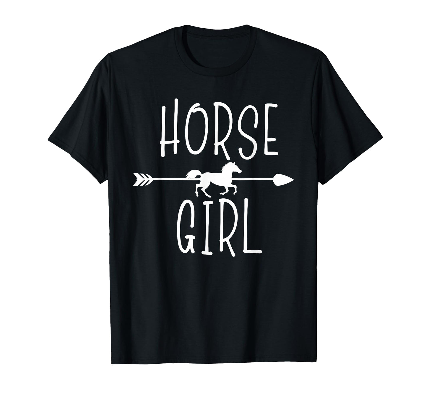 Horse Girl I Love My Horses Riding Equestrian Women Gifts T-Shirt