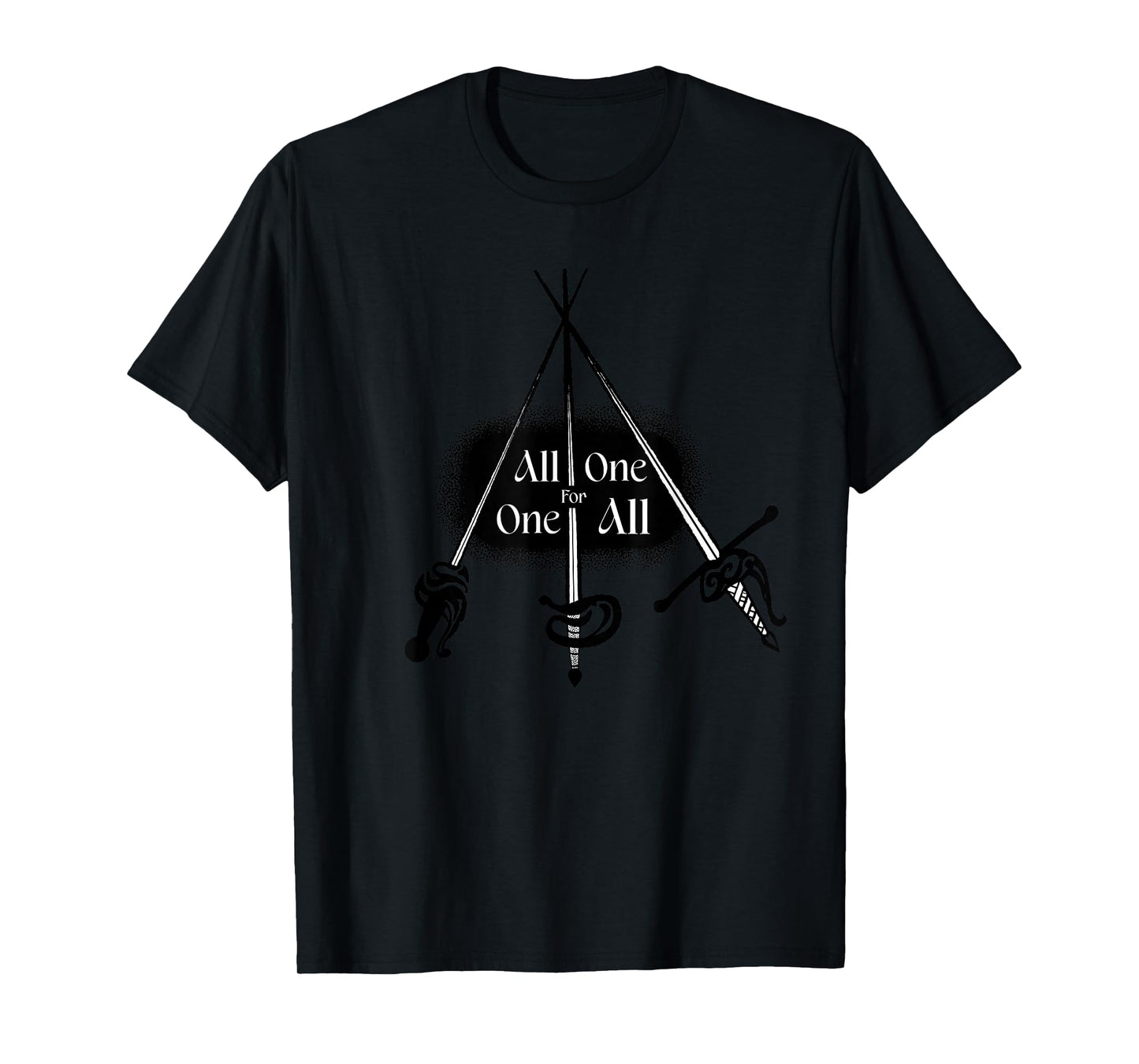 The Three Musketeers and Their Swords T-Shirt
