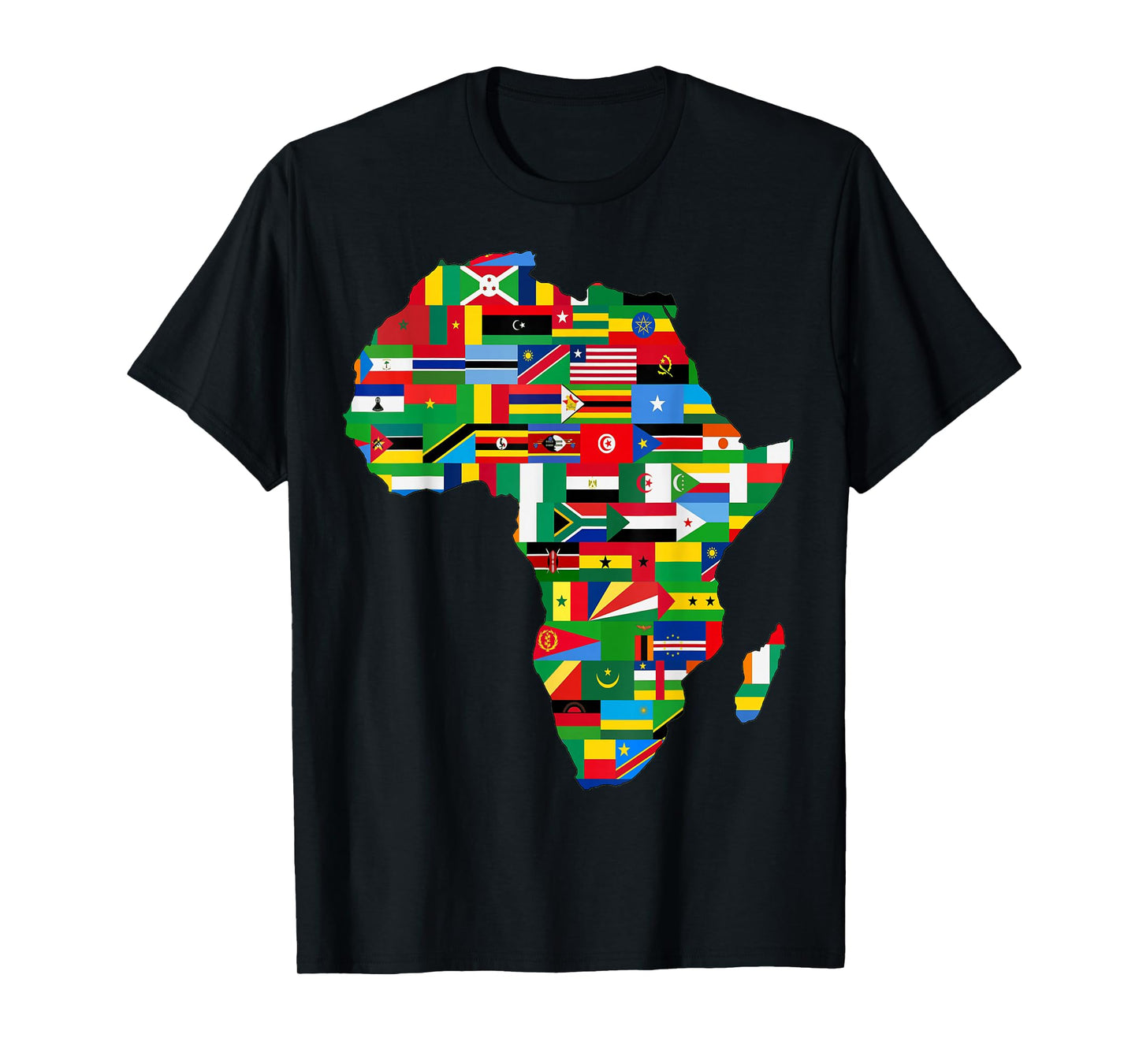 Africa T-Shirt Proud African Country Flags Continent Love T-Shirt