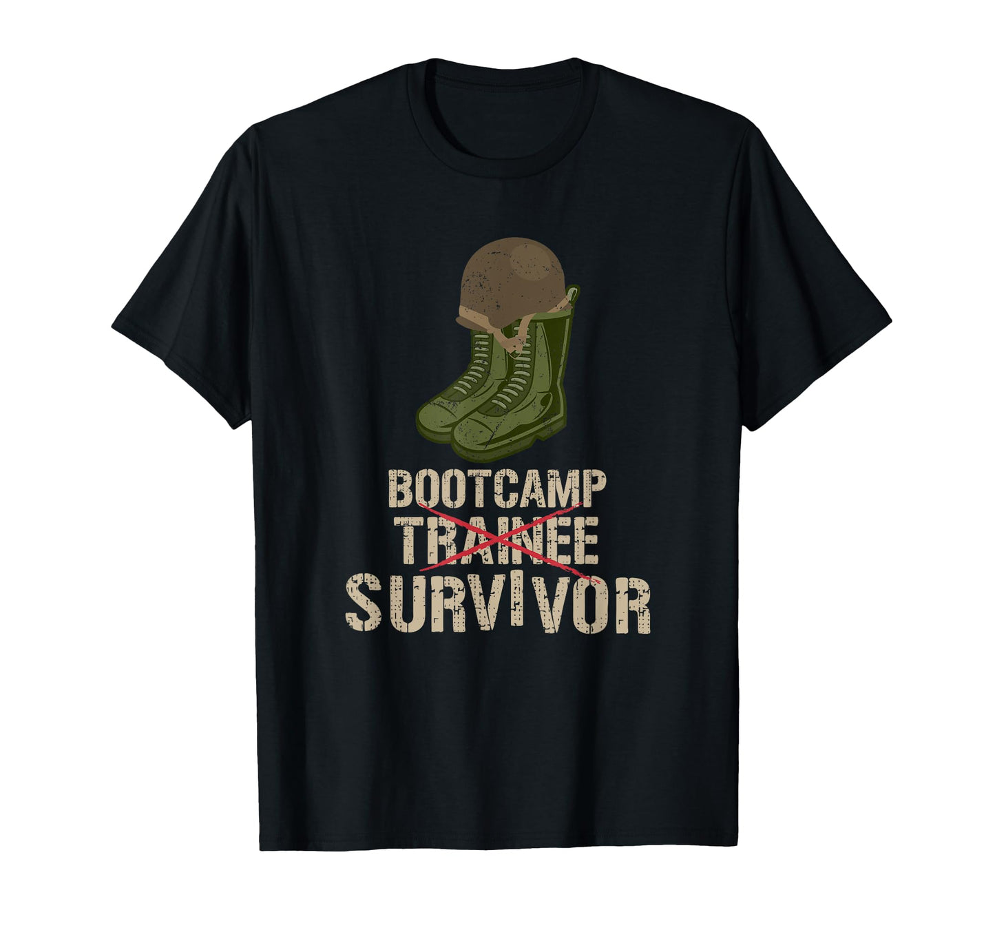 Army Bootcamp Workout Shirts - Bootcamp Survivor T-Shirt