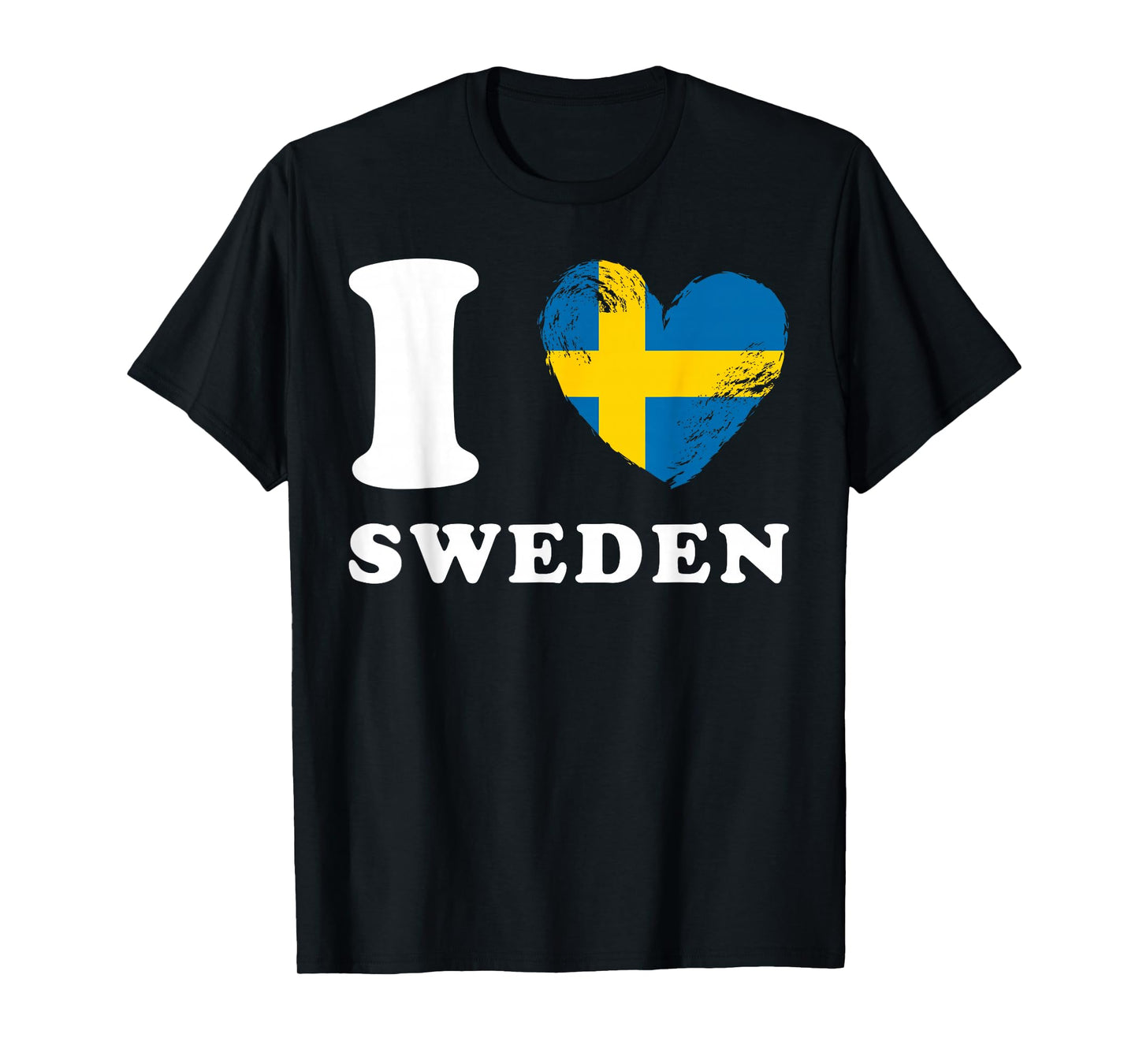 I Love Sweden - Heart Flag Sweden T-Shirt